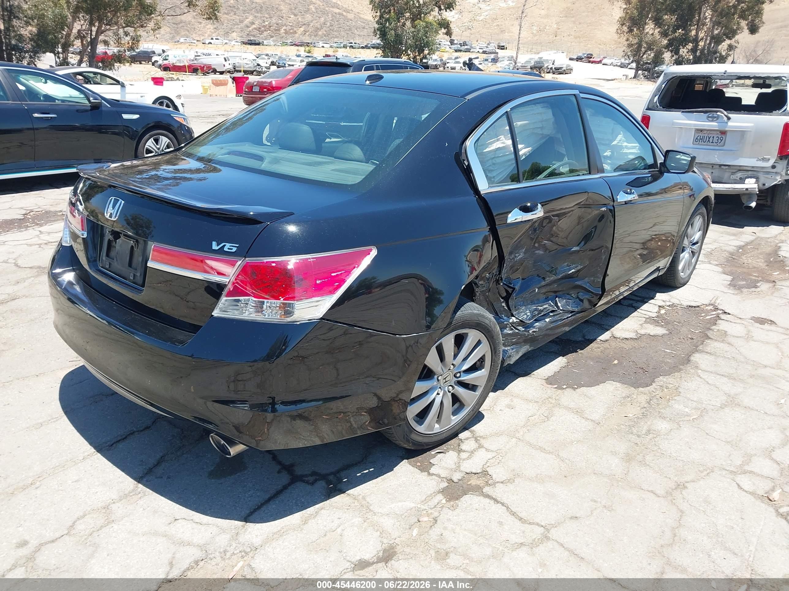 2011 Honda Accord 3.5 Ex-l Black vin: 1HGCP3F88BA026898