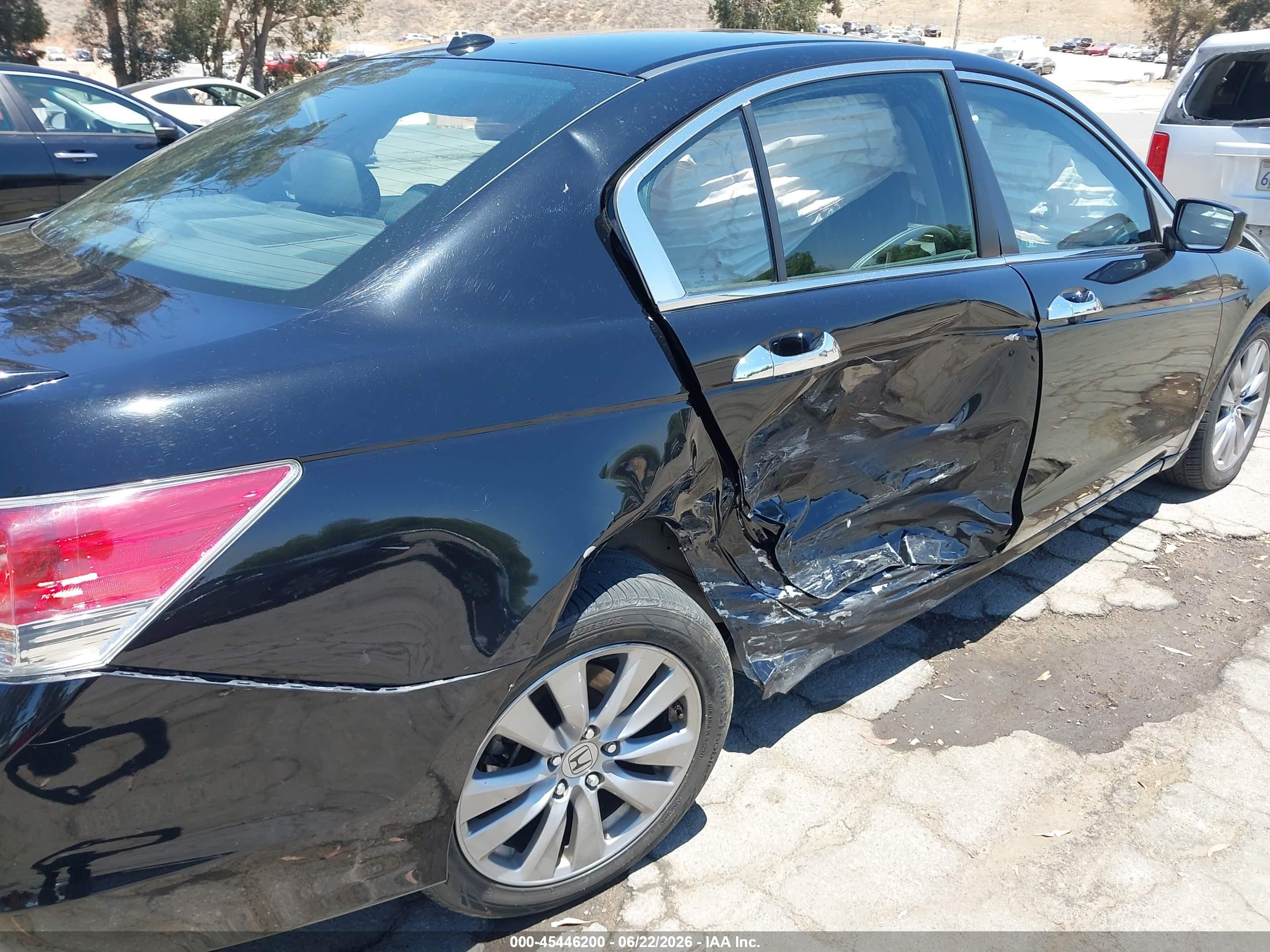 2011 Honda Accord 3.5 Ex-l Black vin: 1HGCP3F88BA026898