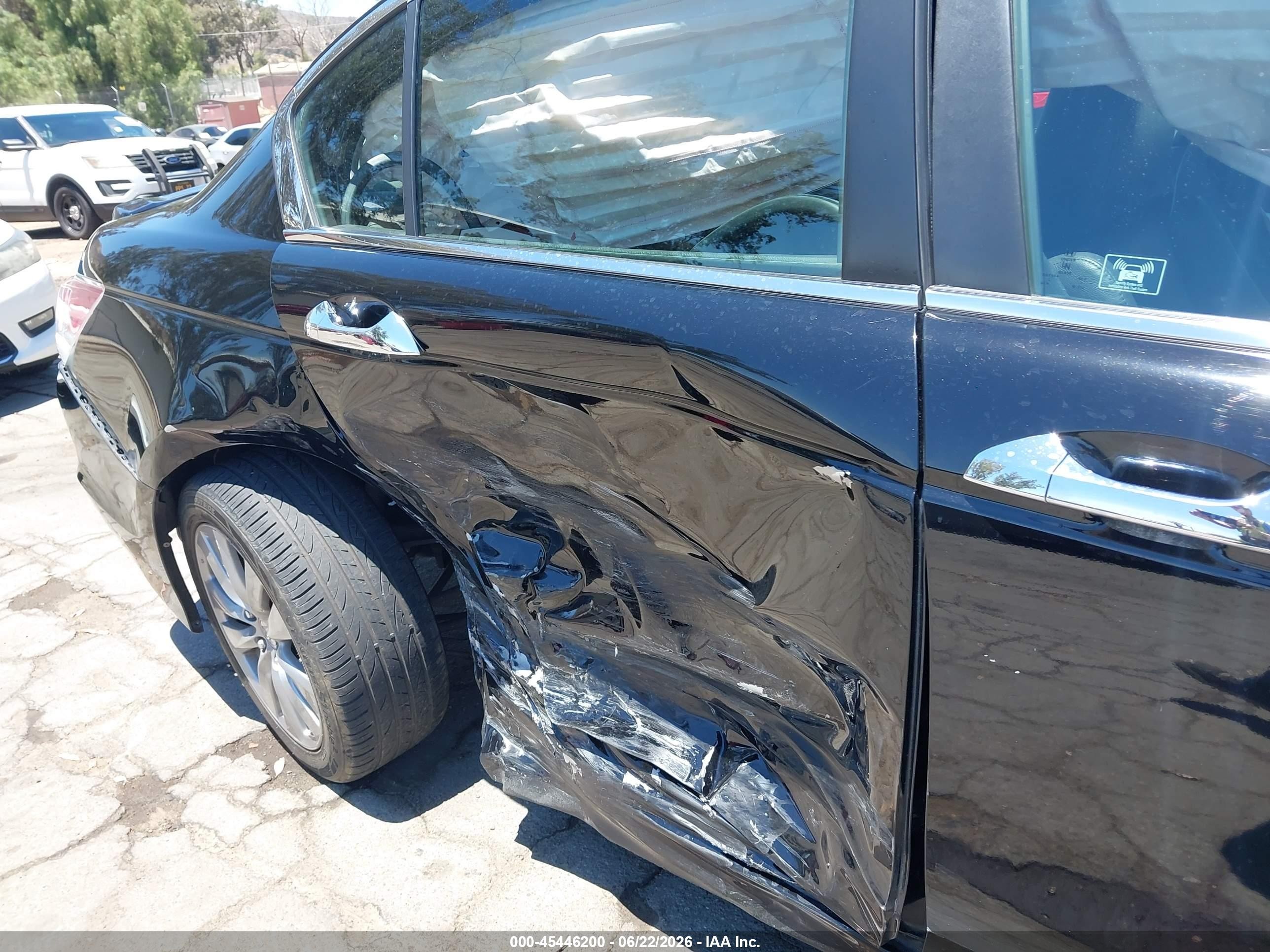 2011 Honda Accord 3.5 Ex-l Black vin: 1HGCP3F88BA026898