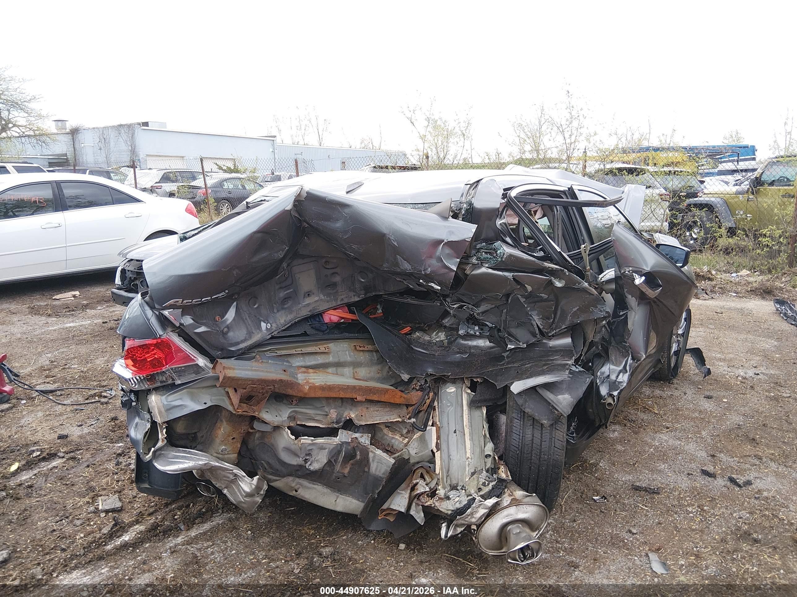 2011 Honda Accord 3.5 Ex-l Gray vin: 1HGCP3F88BA029669