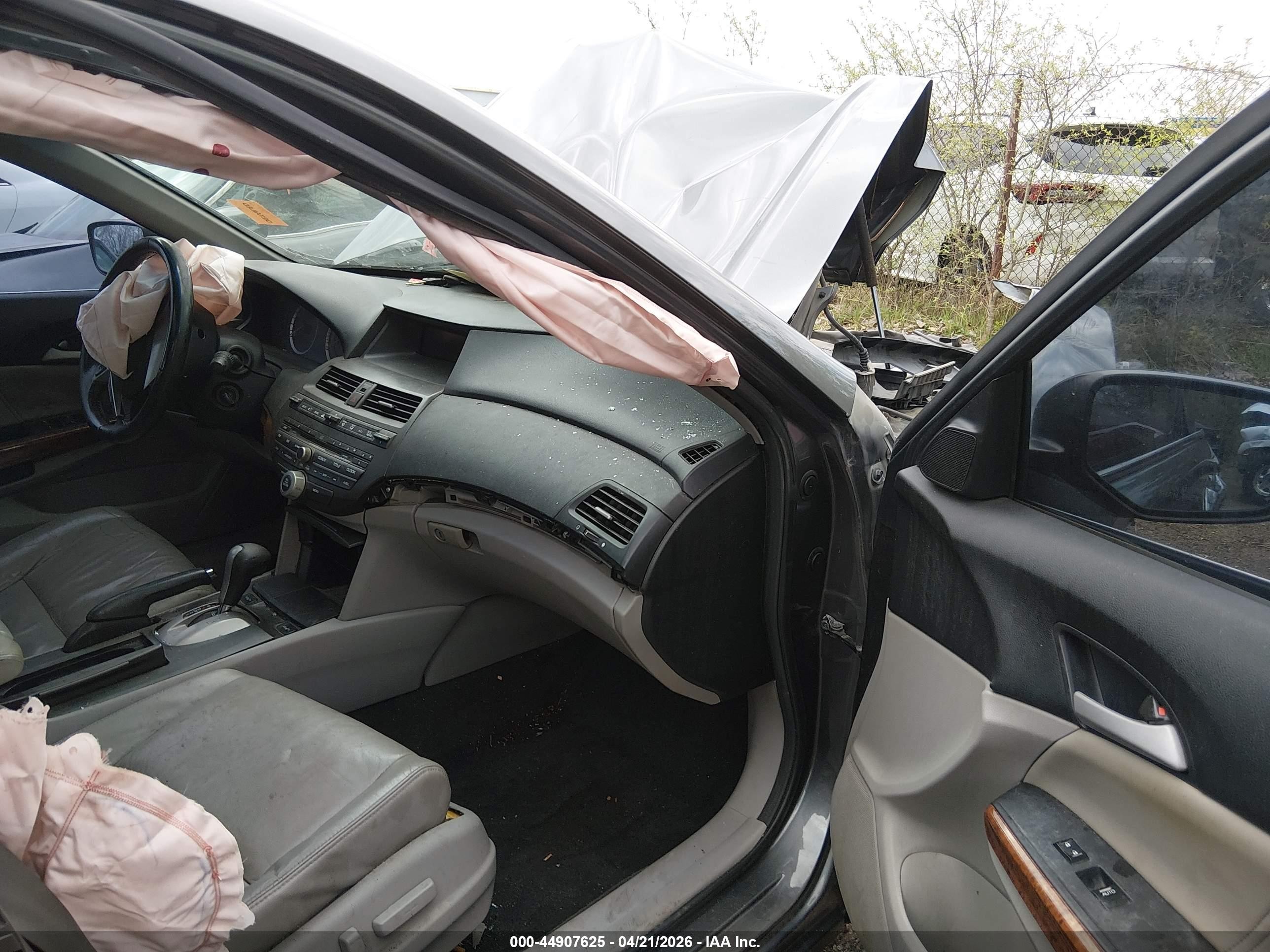 2011 Honda Accord 3.5 Ex-l Gray vin: 1HGCP3F88BA029669