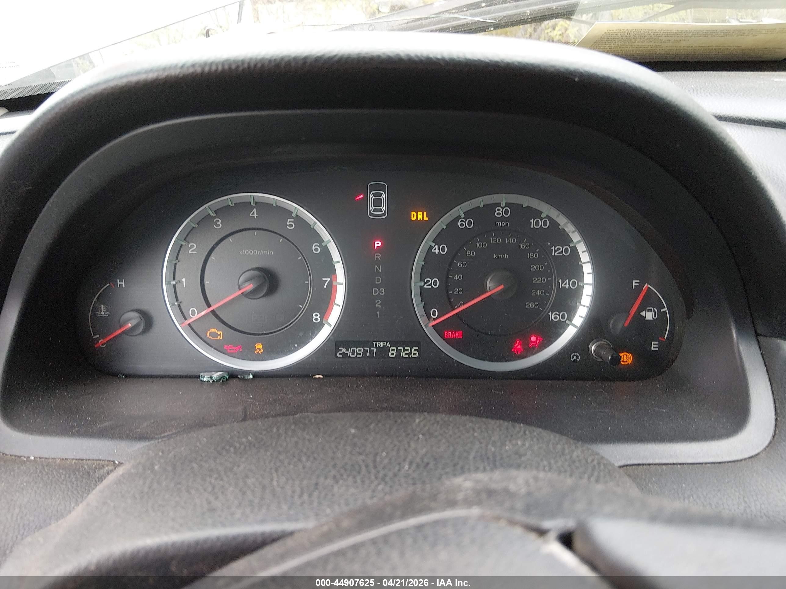 2011 Honda Accord 3.5 Ex-l Gray vin: 1HGCP3F88BA029669