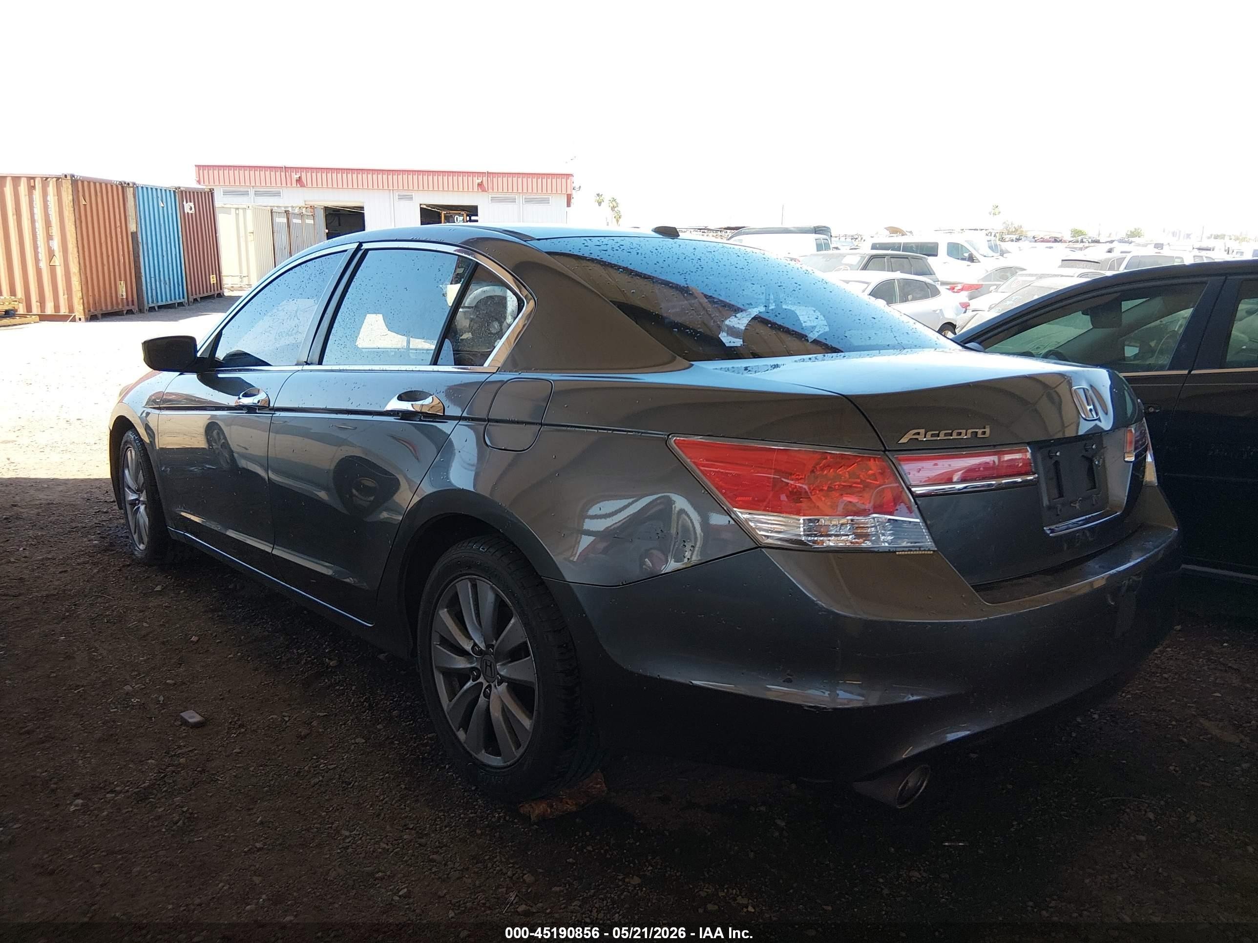 2012 Honda Accord 3.5 Ex-l Серый vin: 1HGCP3F88CA008306