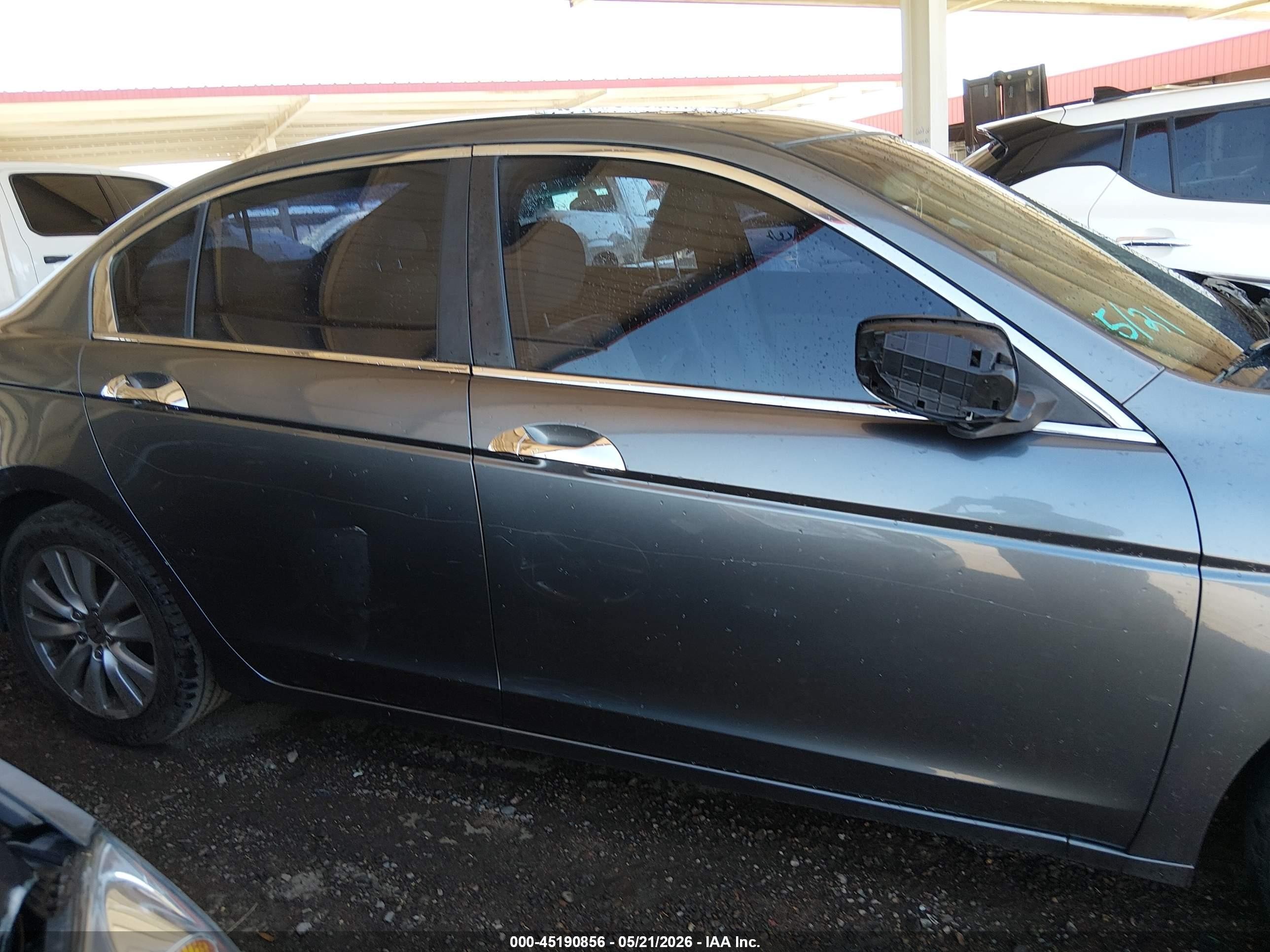 2012 Honda Accord 3.5 Ex-l Серый vin: 1HGCP3F88CA008306