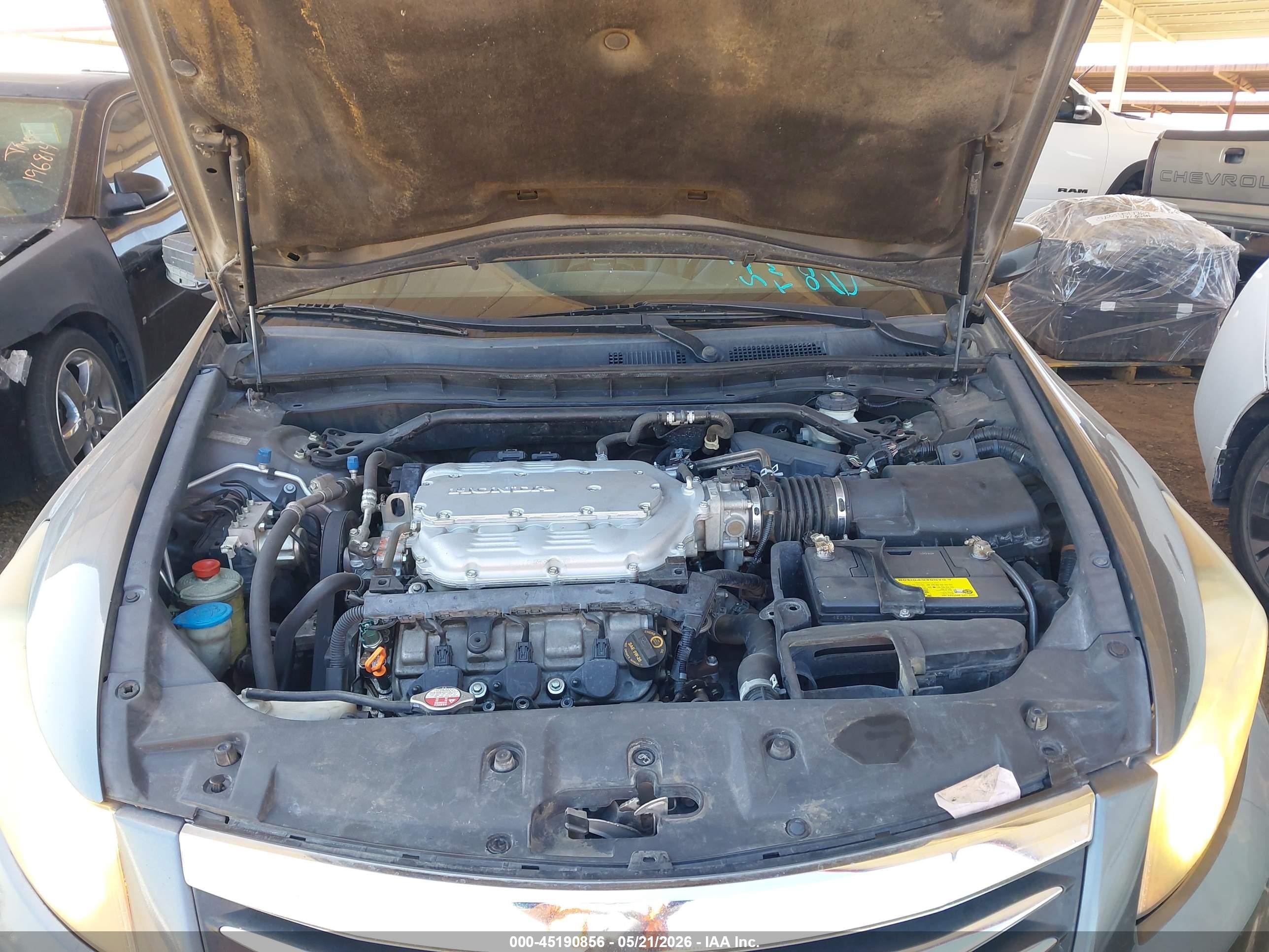 2012 Honda Accord 3.5 Ex-l Серый vin: 1HGCP3F88CA008306