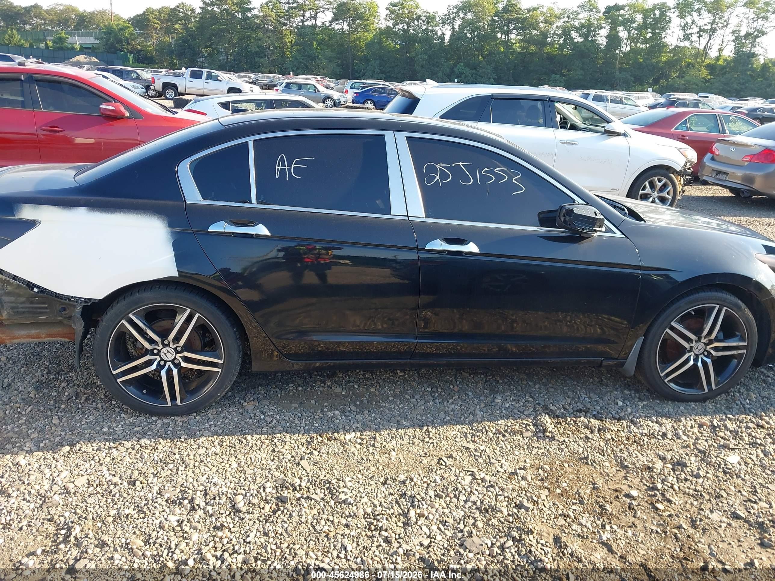 2012 Honda Accord 3.5 Ex-l Black vin: 1HGCP3F88CA009214