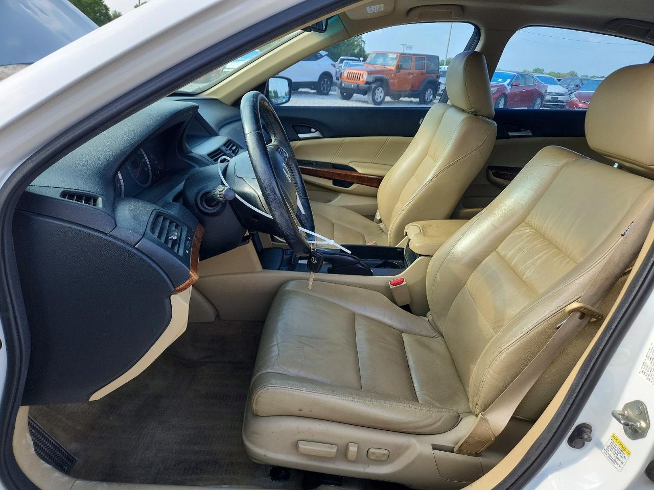 2012 Honda Accord Exl Белый vin: 1HGCP3F88CA018592