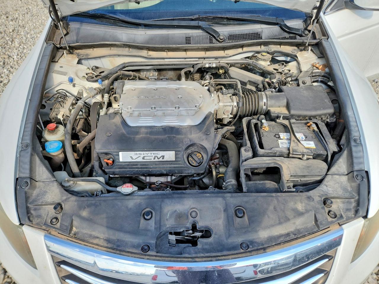 2012 Honda Accord Exl Белый vin: 1HGCP3F88CA018592