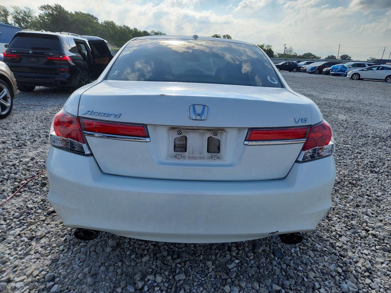2012 Honda Accord Exl Белый vin: 1HGCP3F88CA018592