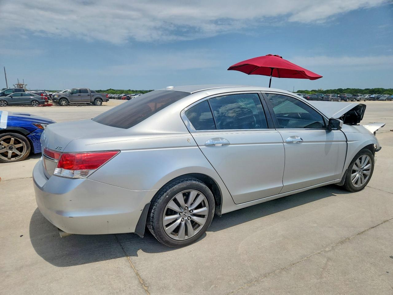 2012 Honda Accord Exl Silver vin: 1HGCP3F88CA023534