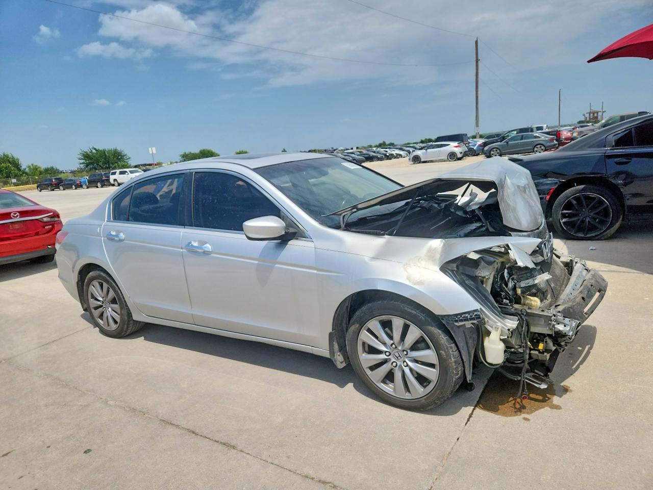 2012 Honda Accord Exl Silver vin: 1HGCP3F88CA023534