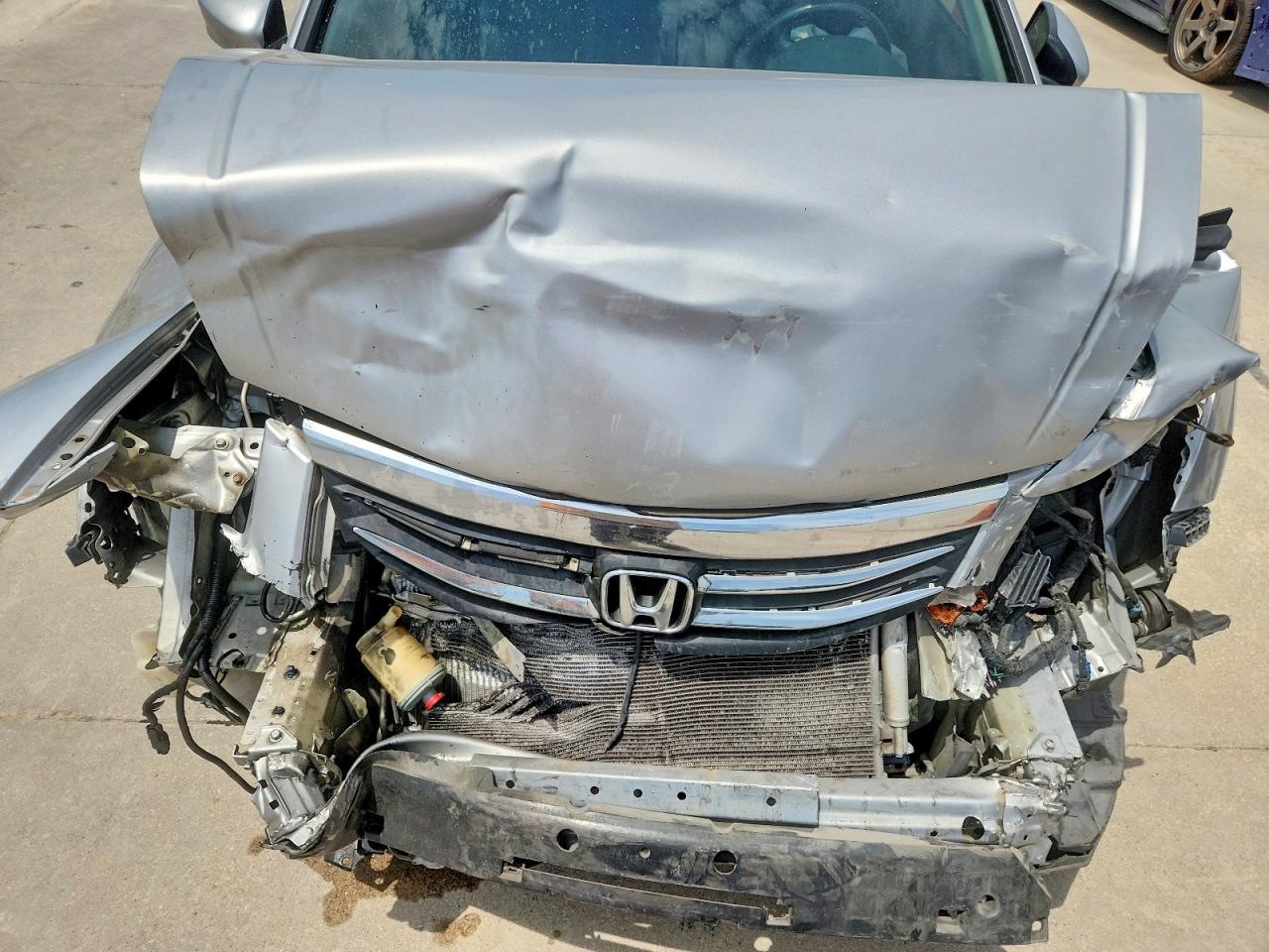2012 Honda Accord Exl Silver vin: 1HGCP3F88CA023534