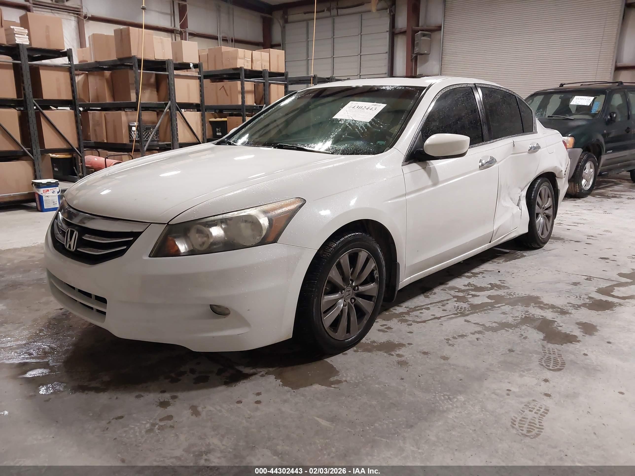 2012 Honda Accord Sdn 3.5 Ex-l/ex-l White vin: 1HGCP3F88CA032718