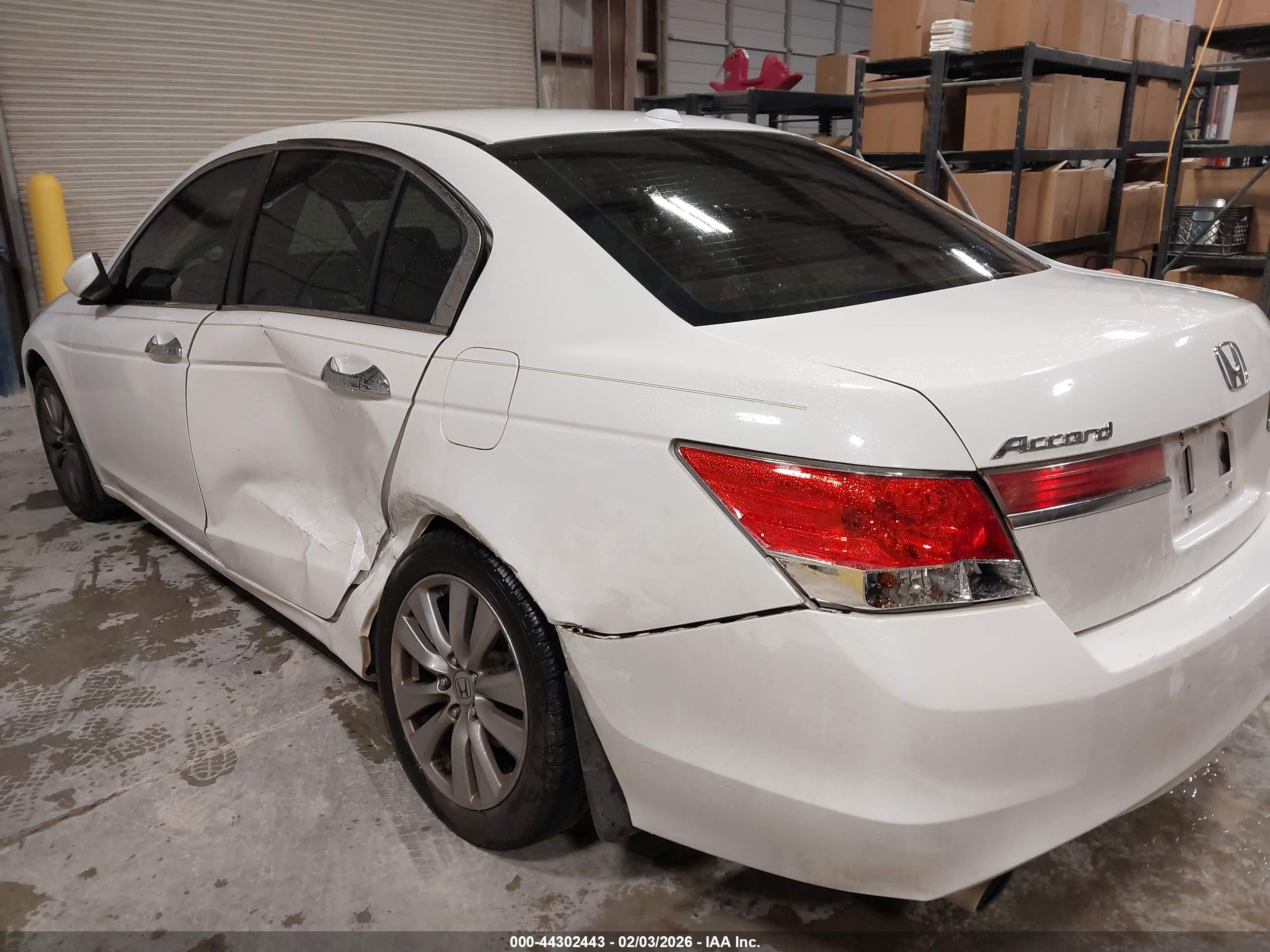 2012 Honda Accord Sdn 3.5 Ex-l/ex-l White vin: 1HGCP3F88CA032718
