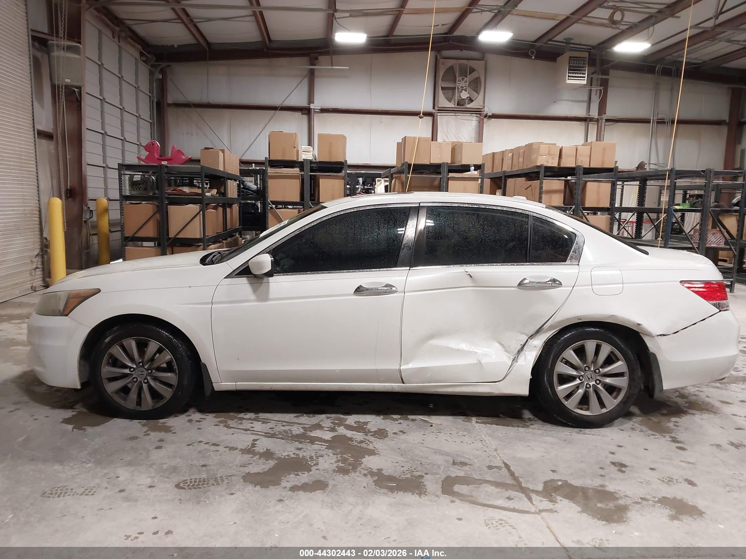 2012 Honda Accord Sdn 3.5 Ex-l/ex-l White vin: 1HGCP3F88CA032718