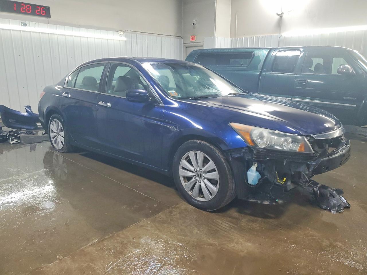 2012 Honda Accord Exl Blue vin: 1HGCP3F88CA034131