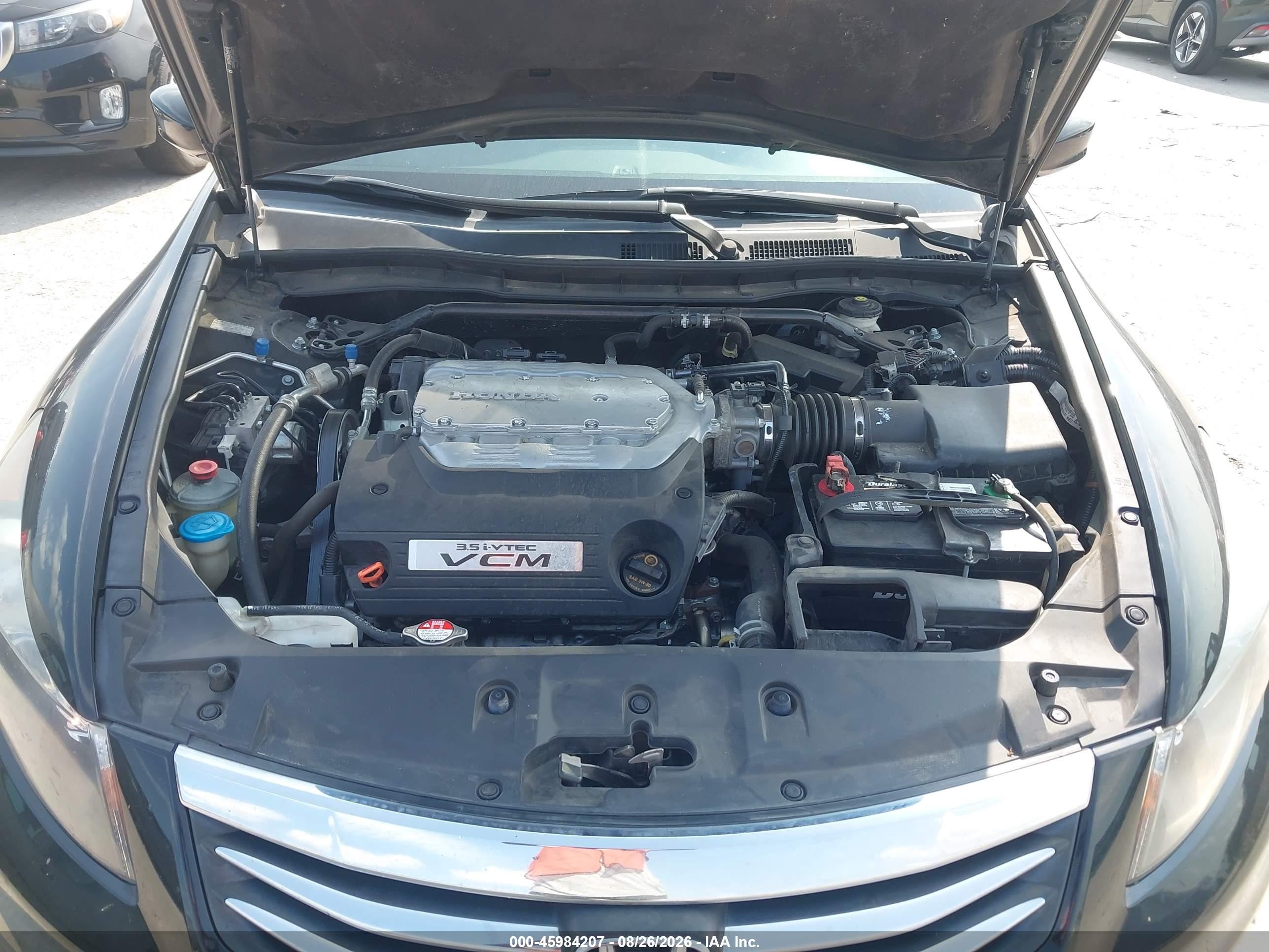 2012 Honda Accord 3.5 Ex-l Black vin: 1HGCP3F88CA034906