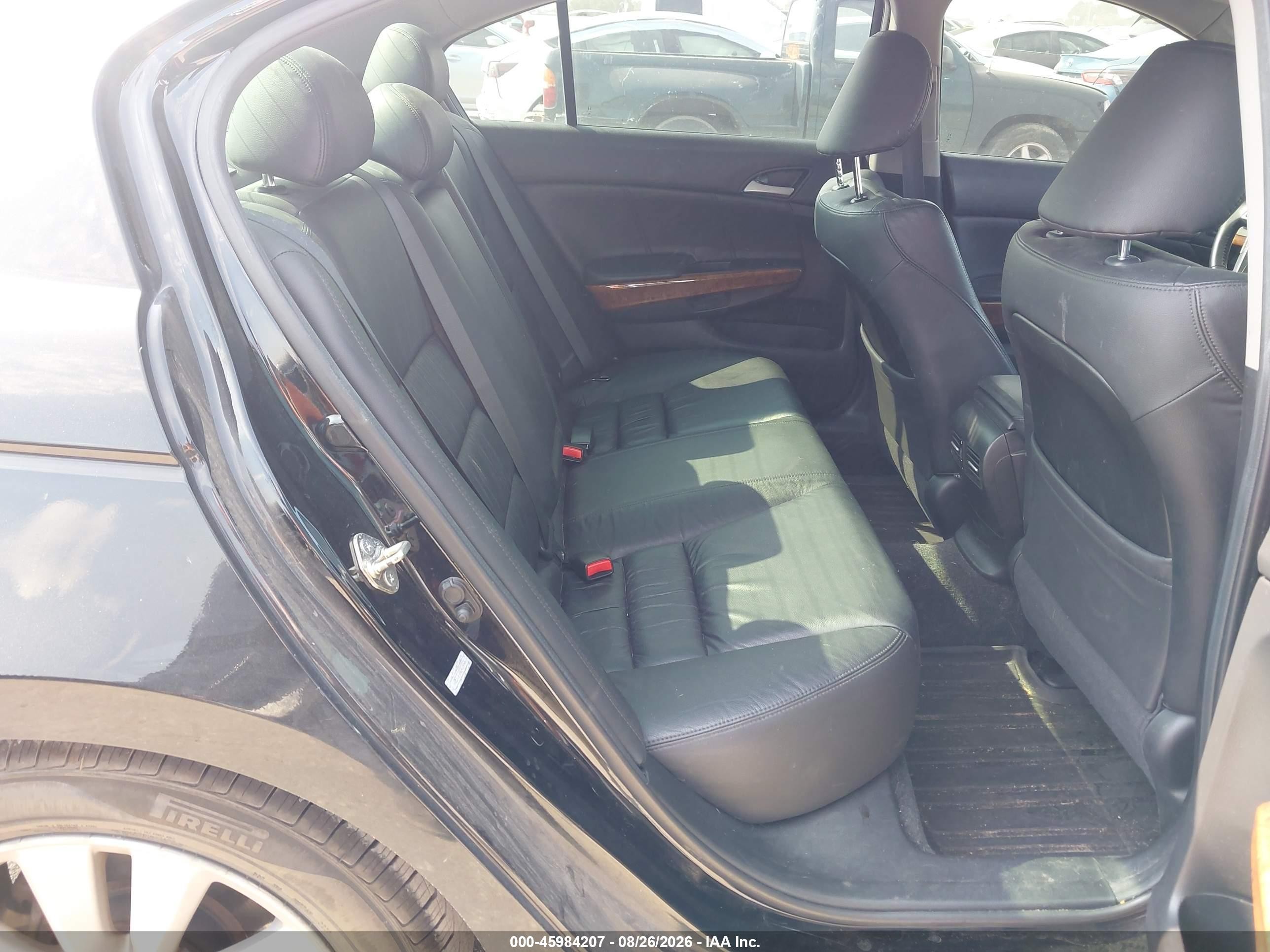 2012 Honda Accord 3.5 Ex-l Black vin: 1HGCP3F88CA034906