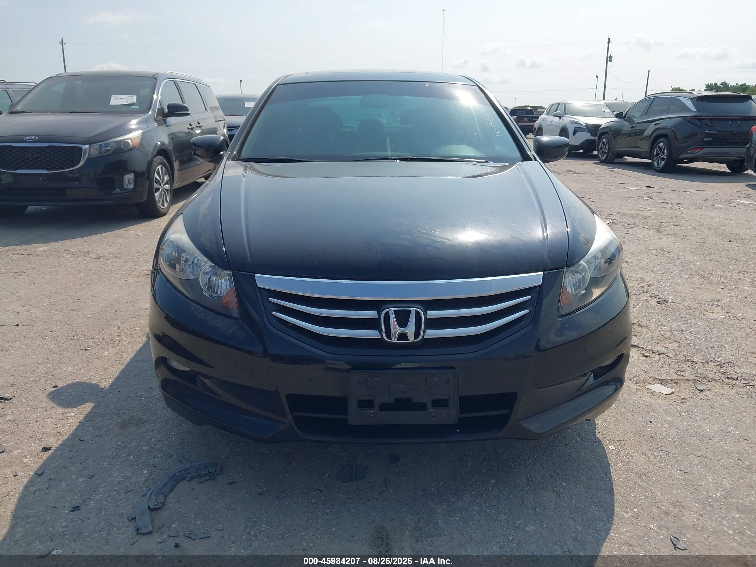 2012 Honda Accord 3.5 Ex-l Black vin: 1HGCP3F88CA034906