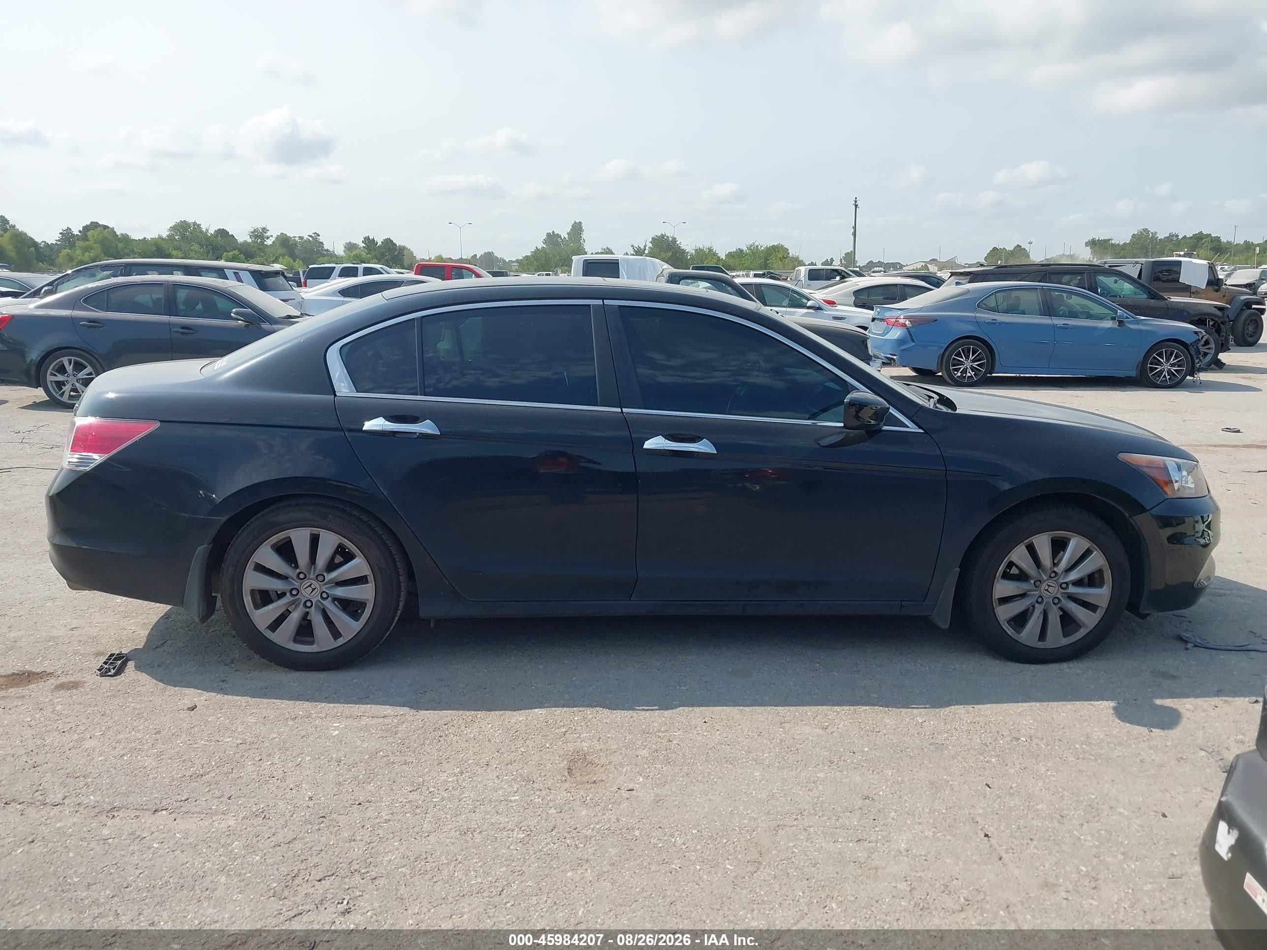 2012 Honda Accord 3.5 Ex-l Black vin: 1HGCP3F88CA034906