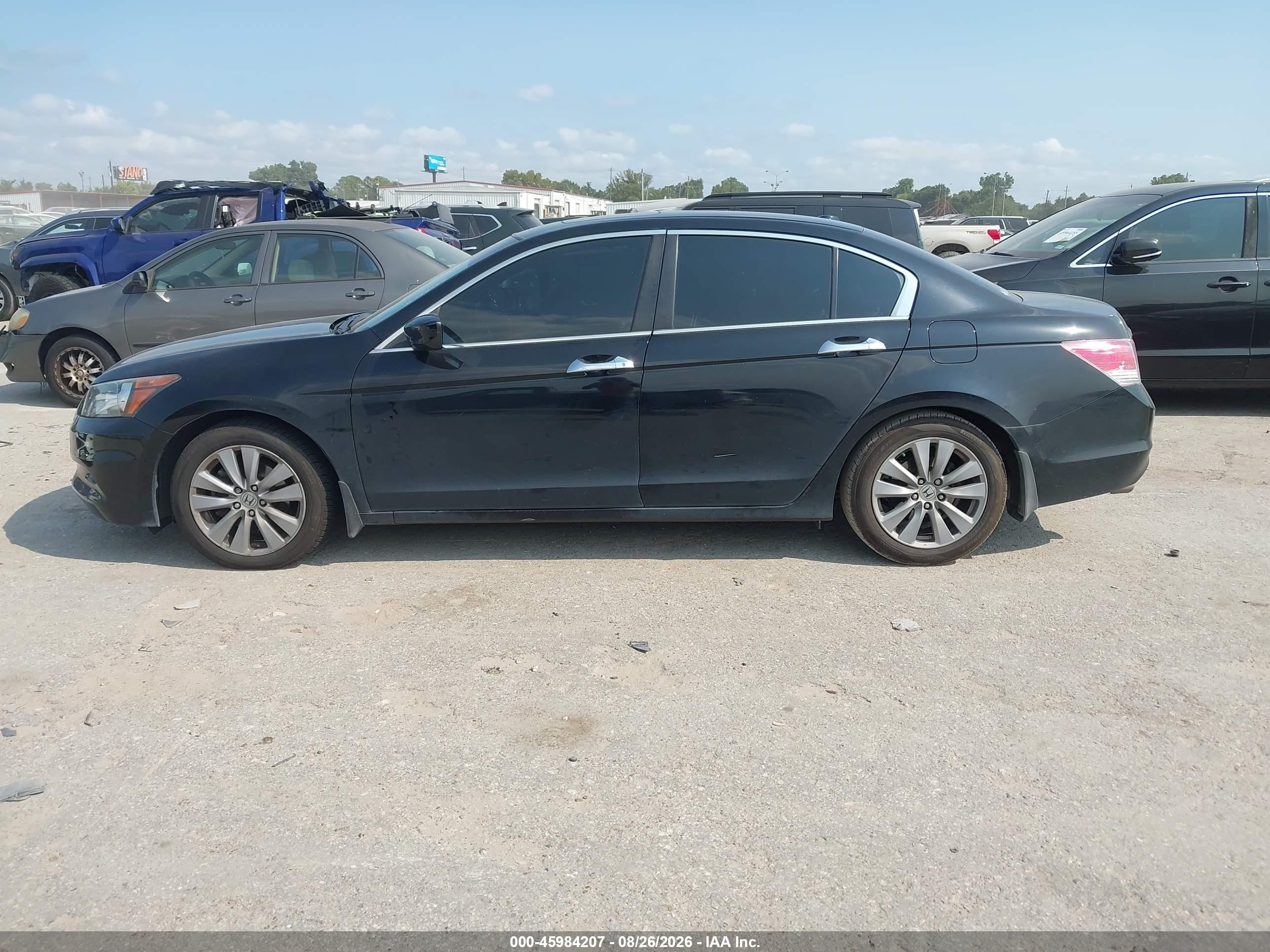 2012 Honda Accord 3.5 Ex-l Black vin: 1HGCP3F88CA034906