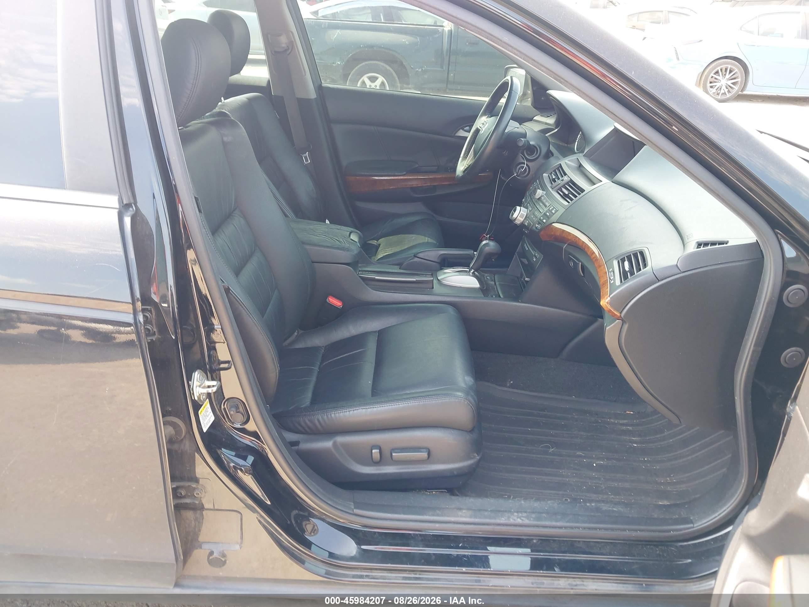 2012 Honda Accord 3.5 Ex-l Black vin: 1HGCP3F88CA034906