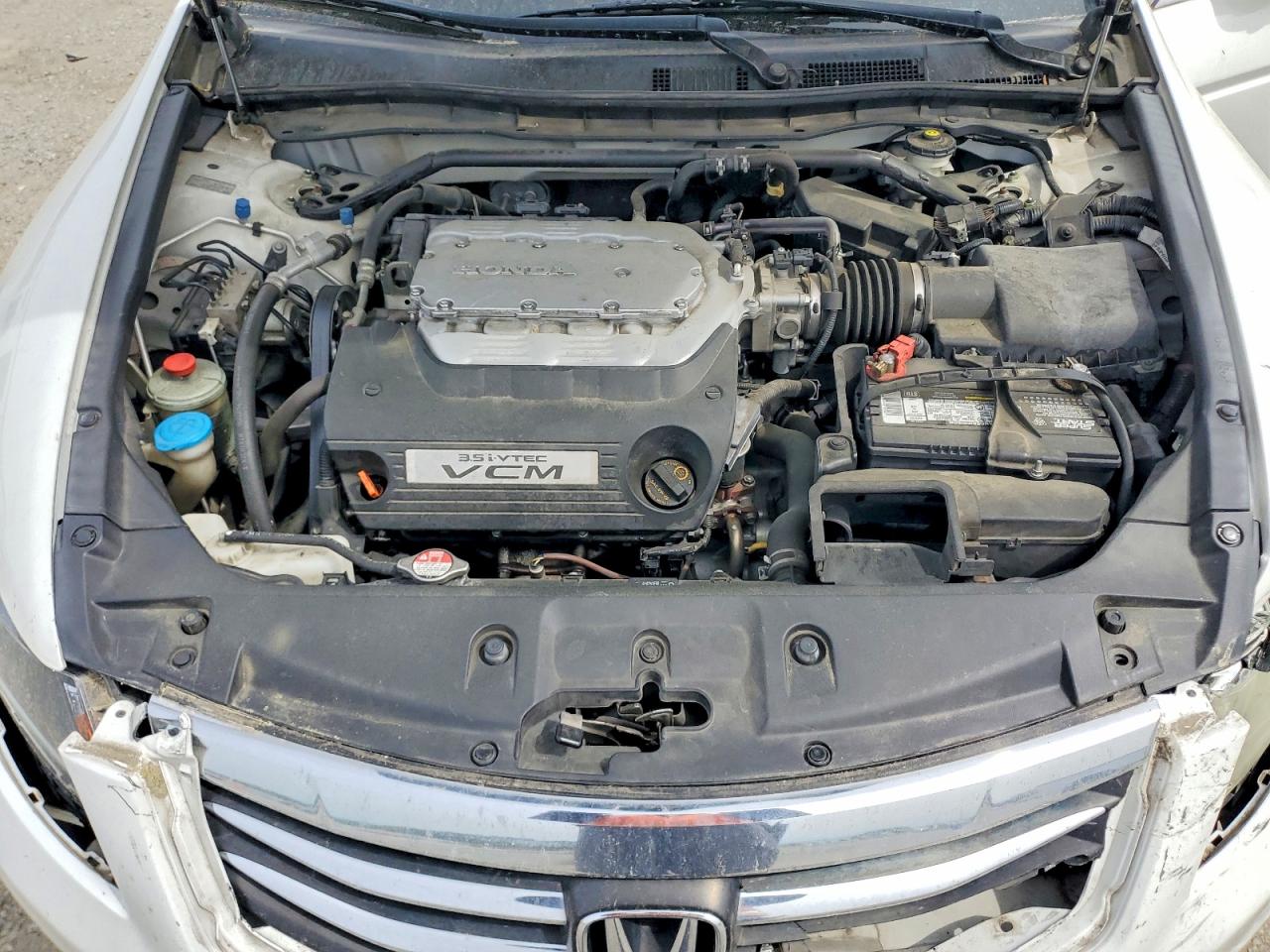 2012 Honda Accord Exl White vin: 1HGCP3F88CA034940