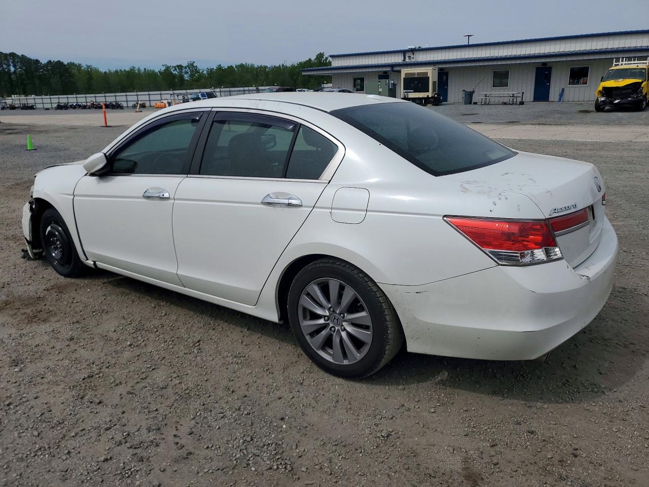 2012 Honda Accord Exl White vin: 1HGCP3F88CA034940
