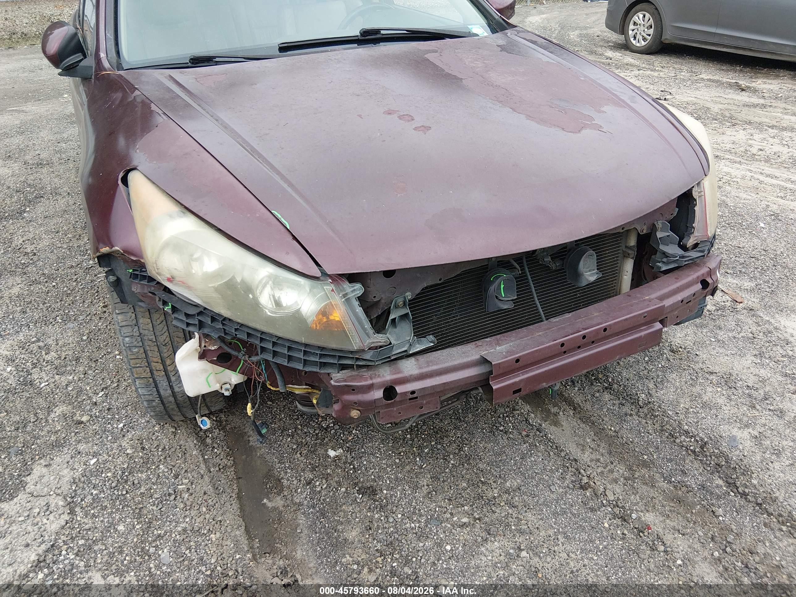 2012 Honda Accord 3.5 Ex-l Бордовый vin: 1HGCP3F88CA035800