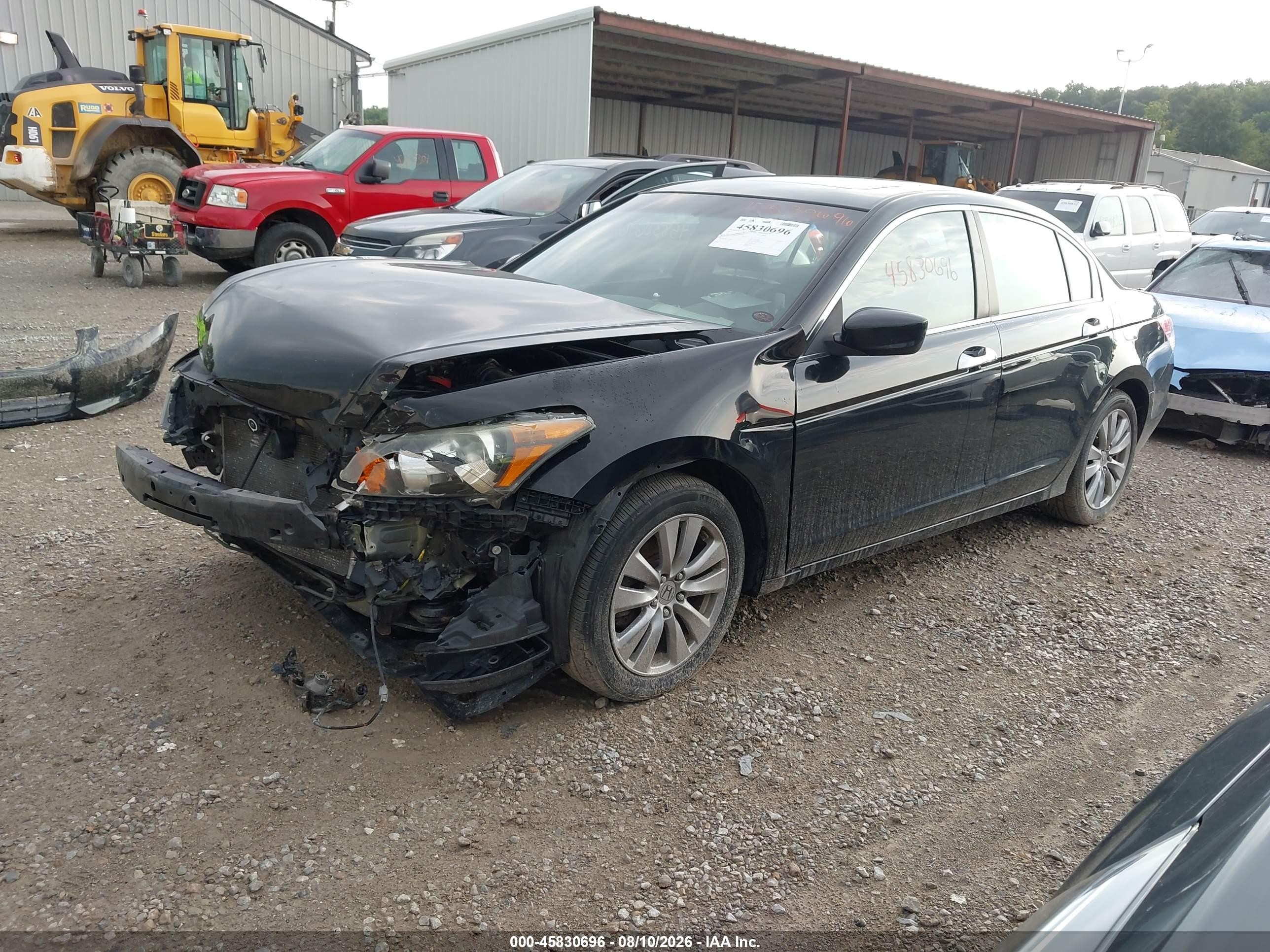 2012 Honda Accord 3.5 Ex-l Black vin: 1HGCP3F88CA036493