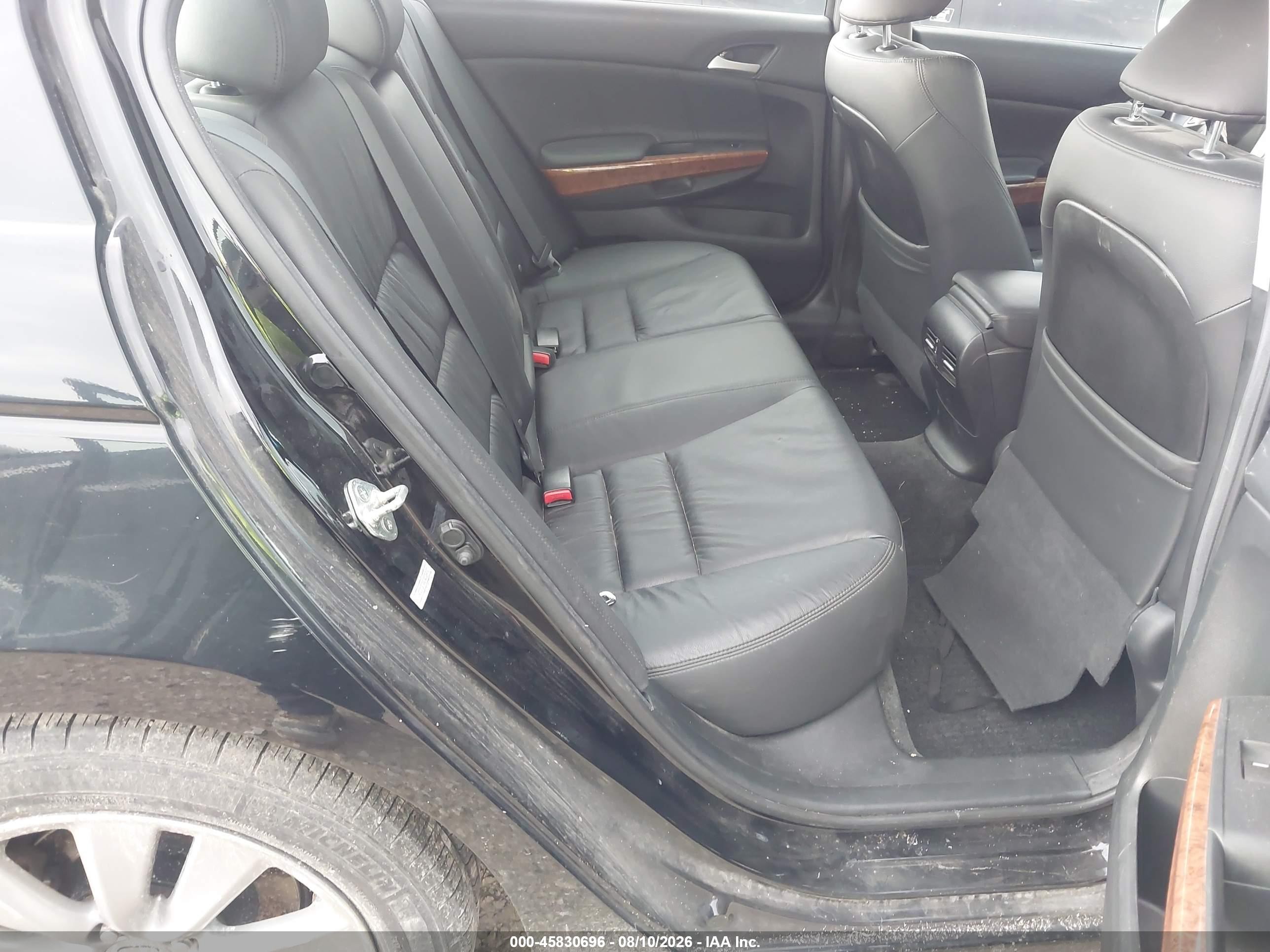 2012 Honda Accord 3.5 Ex-l Black vin: 1HGCP3F88CA036493