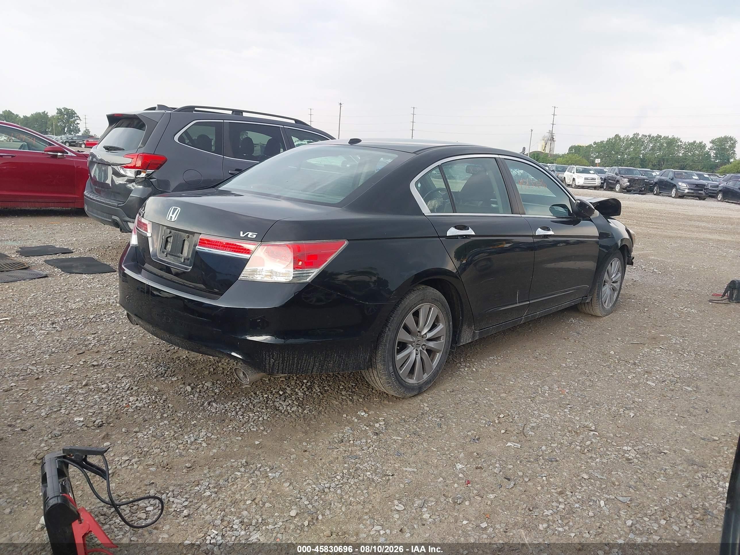 2012 Honda Accord 3.5 Ex-l Black vin: 1HGCP3F88CA036493