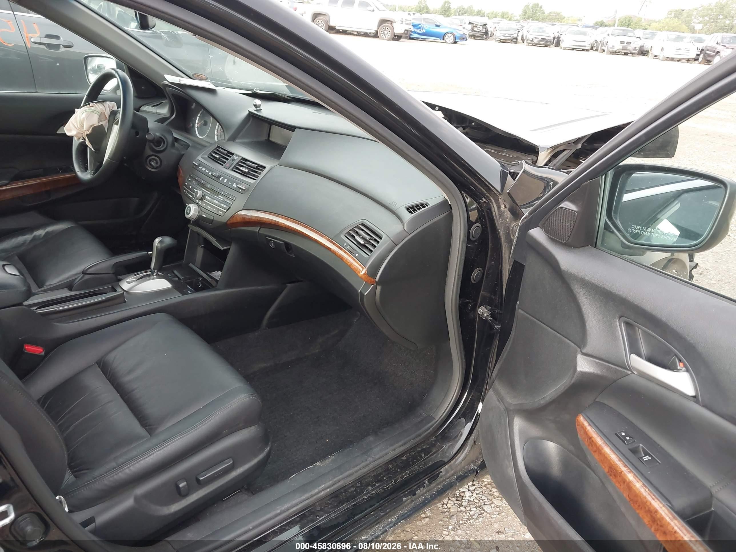 2012 Honda Accord 3.5 Ex-l Black vin: 1HGCP3F88CA036493