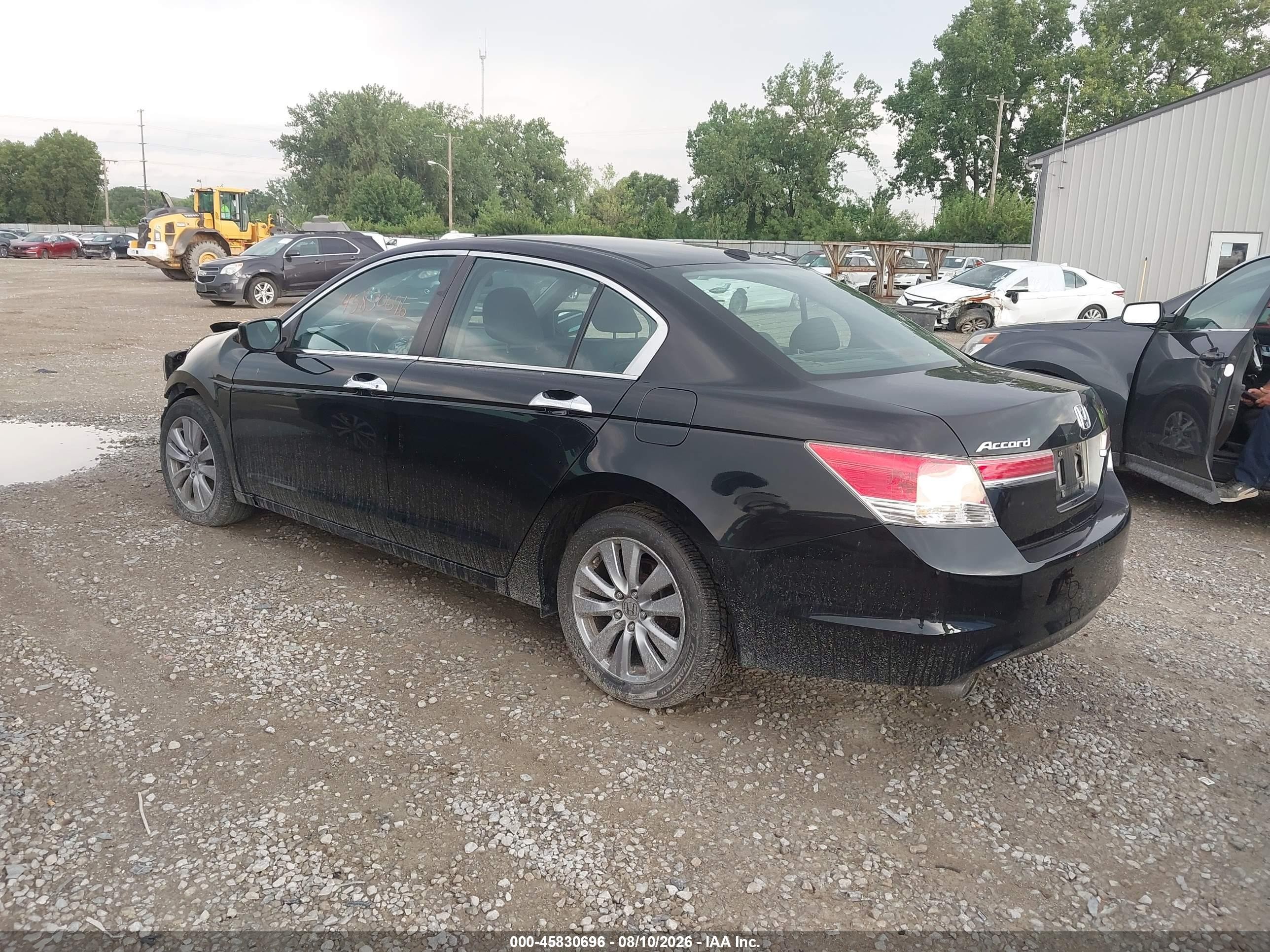 2012 Honda Accord 3.5 Ex-l Black vin: 1HGCP3F88CA036493