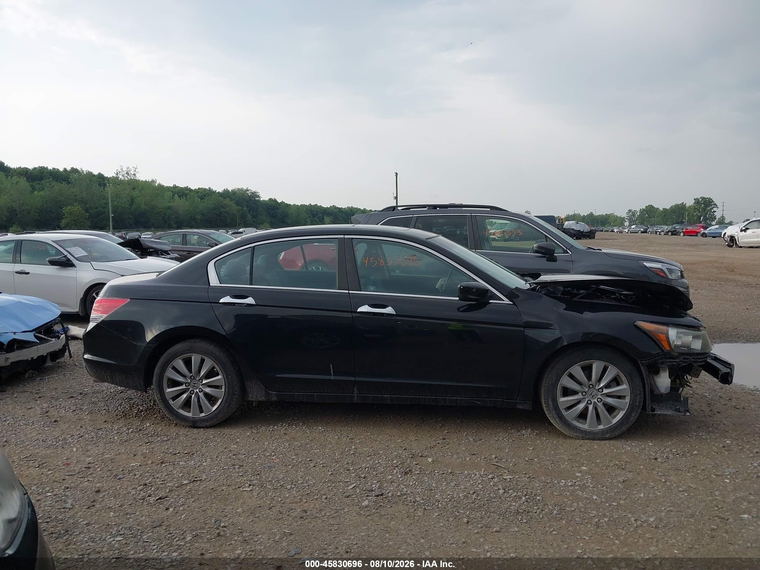2012 Honda Accord 3.5 Ex-l Black vin: 1HGCP3F88CA036493