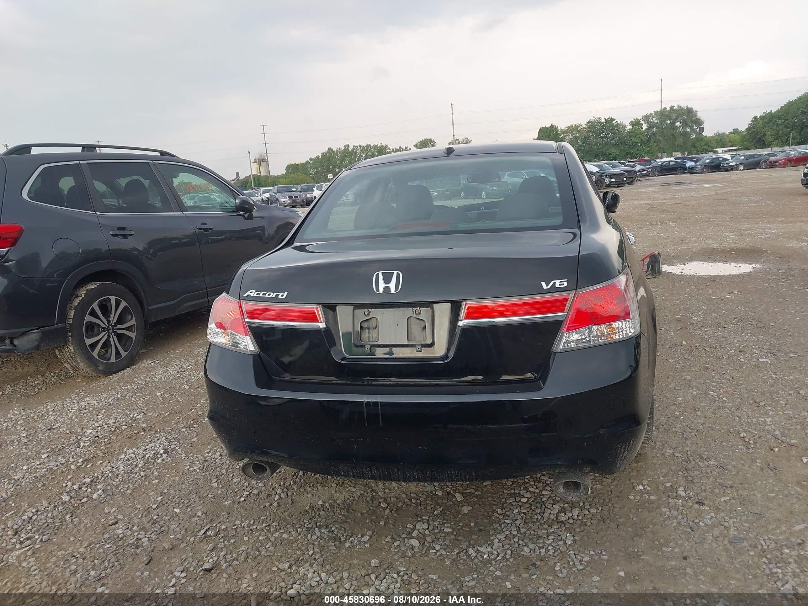 2012 Honda Accord 3.5 Ex-l Black vin: 1HGCP3F88CA036493
