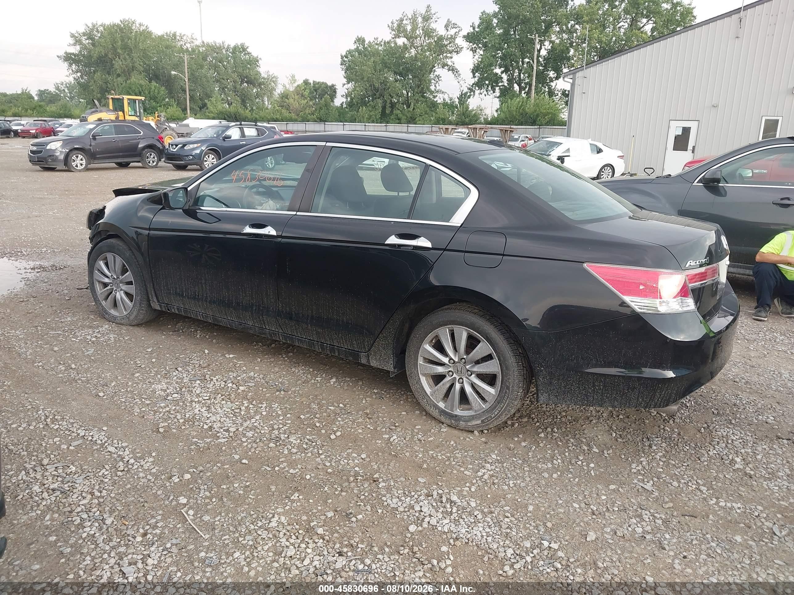 2012 Honda Accord 3.5 Ex-l Black vin: 1HGCP3F88CA036493