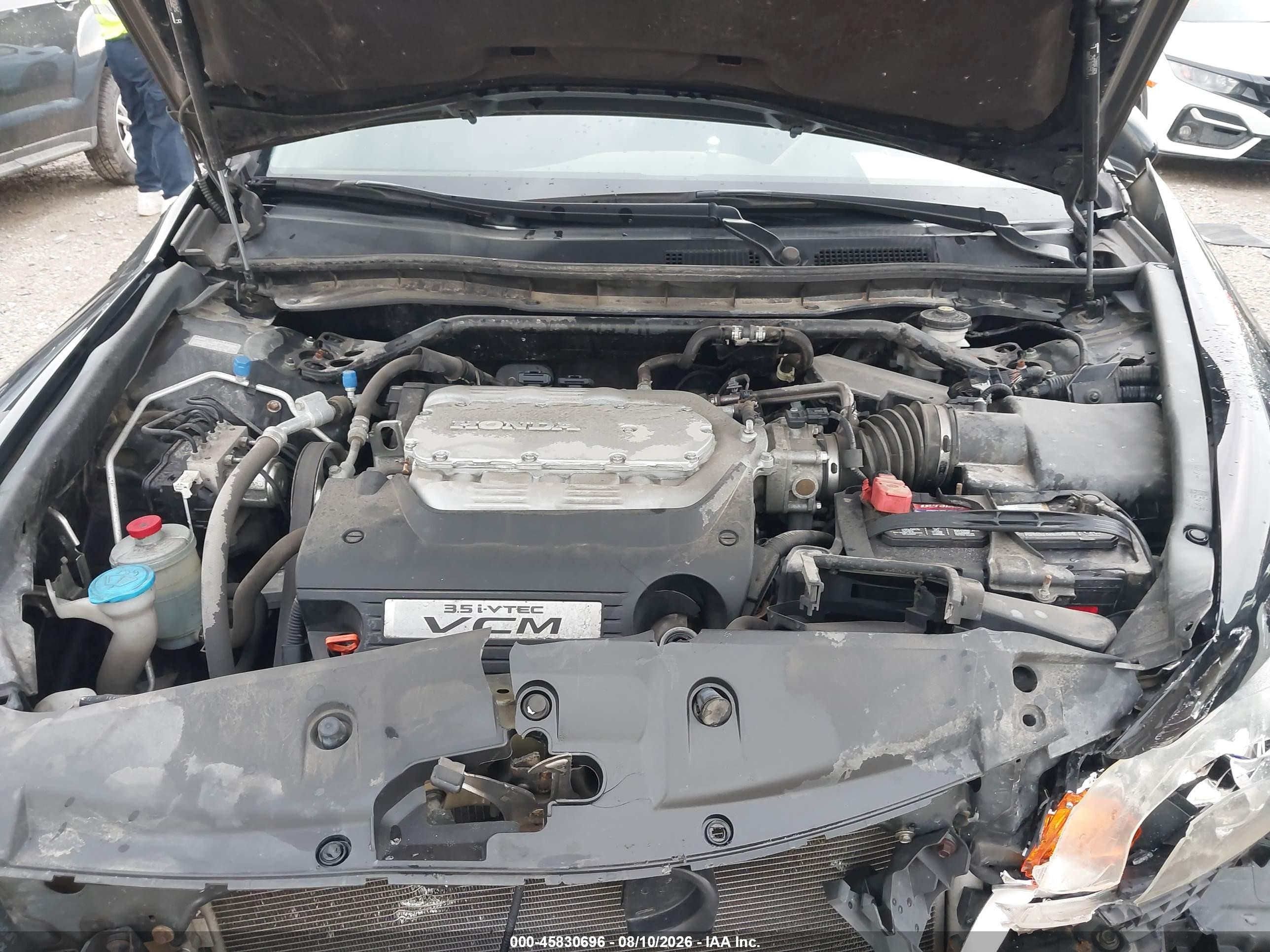 2012 Honda Accord 3.5 Ex-l Black vin: 1HGCP3F88CA036493