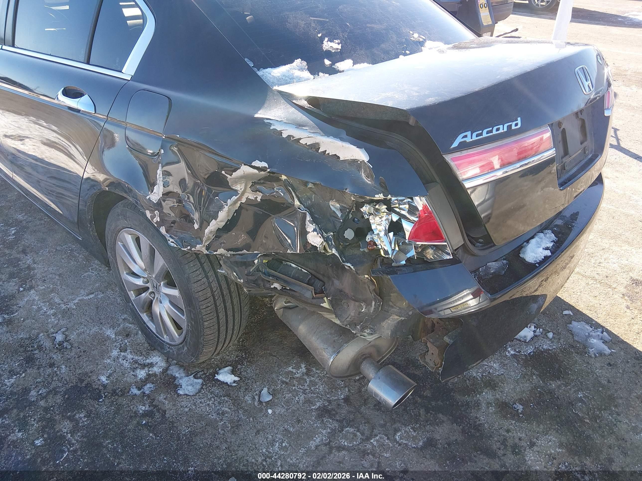 2012 Honda Accord Sdn 3.5 Ex-l/ex-l Black vin: 1HGCP3F88CA037210