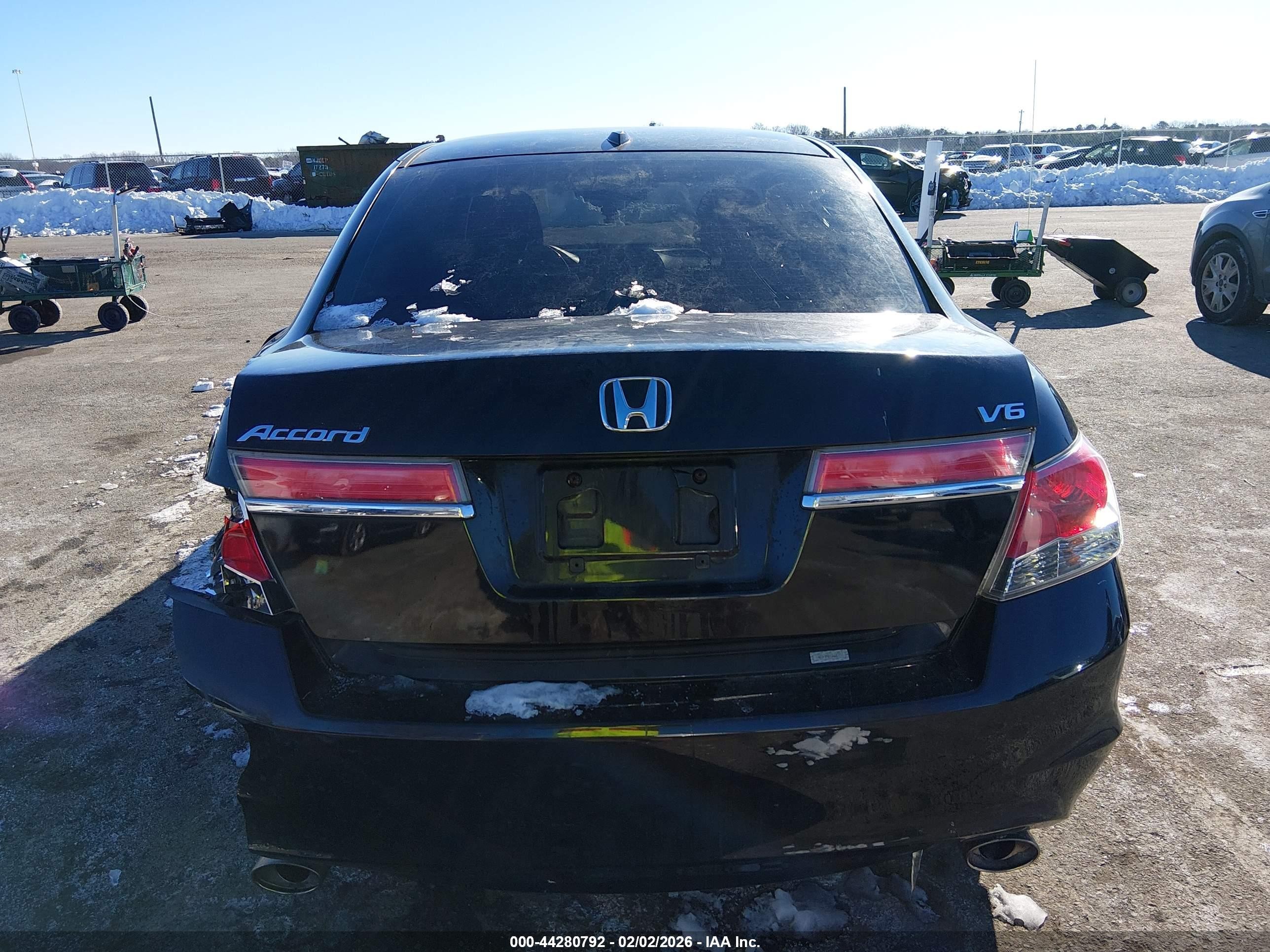 2012 Honda Accord Sdn 3.5 Ex-l/ex-l Black vin: 1HGCP3F88CA037210