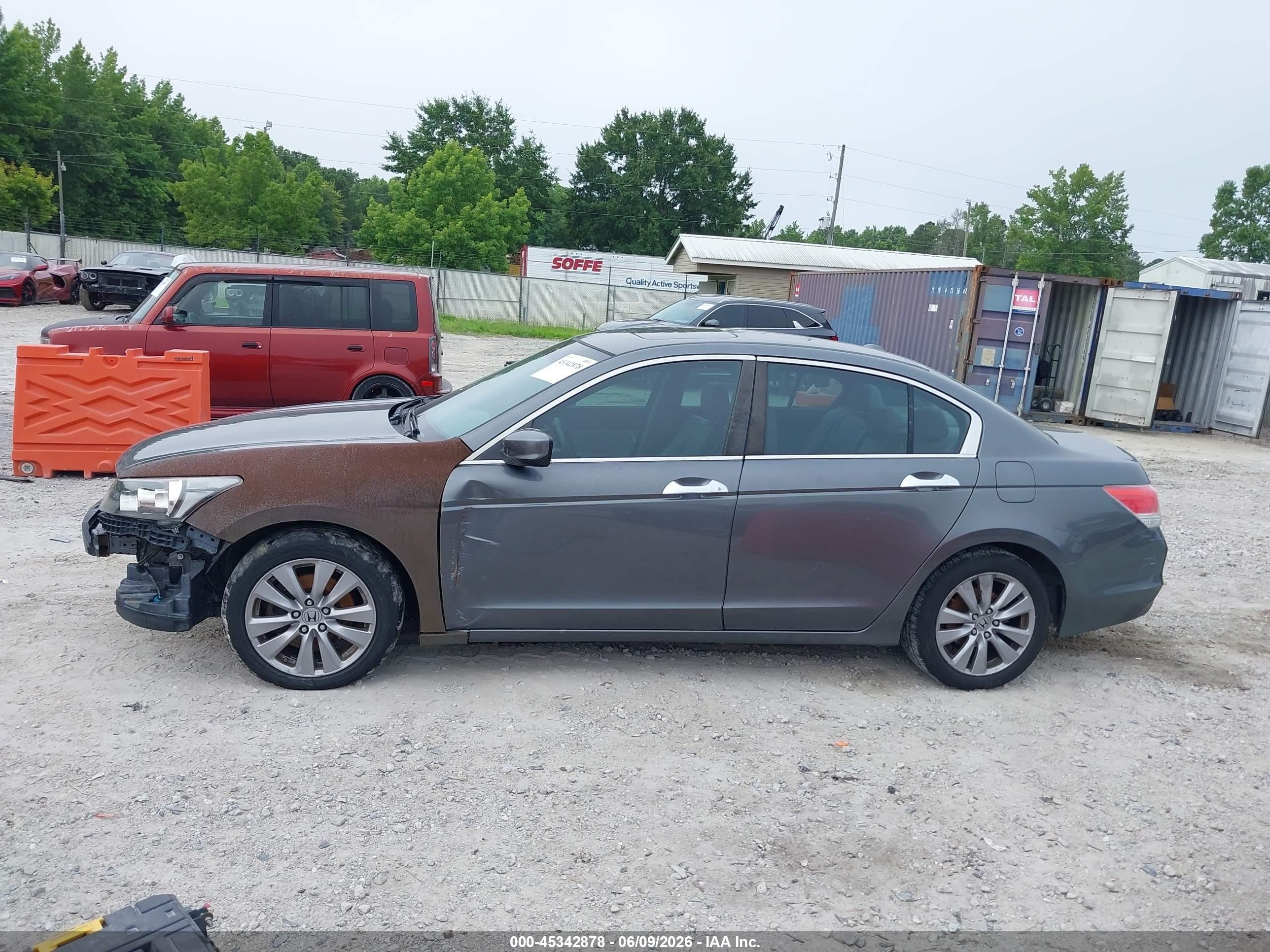2012 Honda Accord 3.5 Ex-l Gray vin: 1HGCP3F88CA037465
