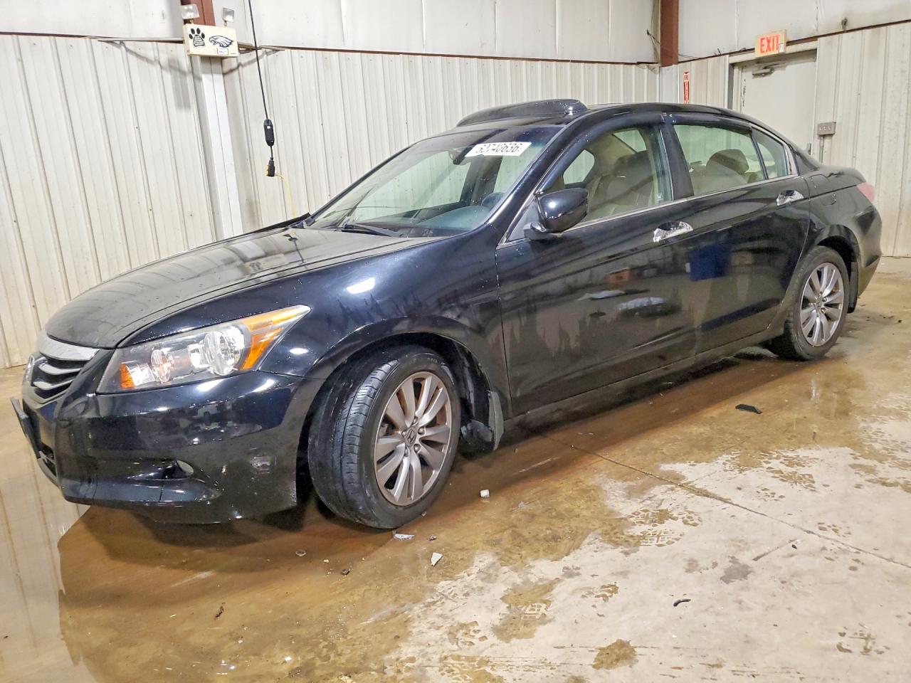 2012 Honda Accord Exl Black vin: 1HGCP3F88CA039040