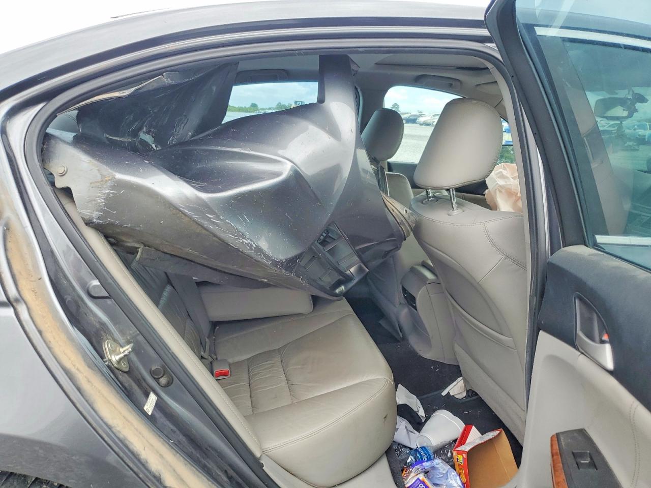 2012 Honda Accord Exl Gray vin: 1HGCP3F88CA039443