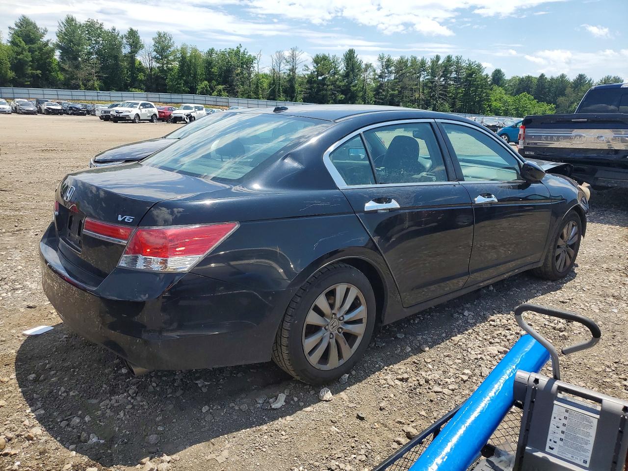 2012 Honda Accord Exl Black vin: 1HGCP3F88CA040690