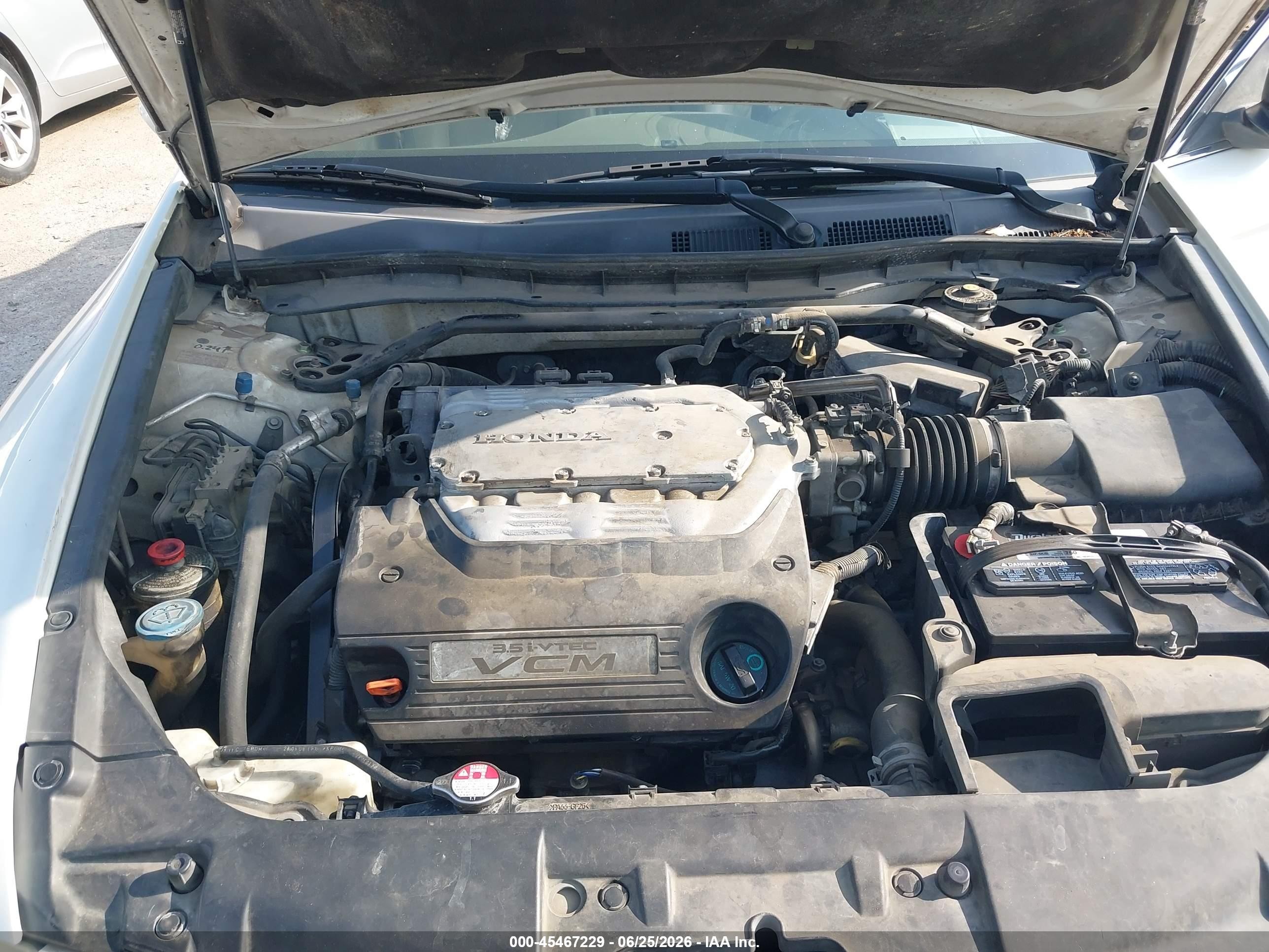 2010 Honda Accord 3.5 Ex-l White vin: 1HGCP3F89AA002155