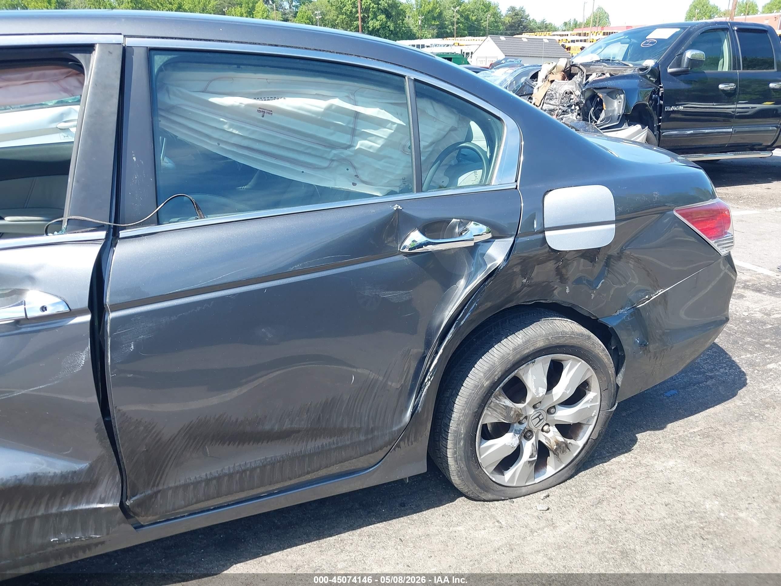 2010 Honda Accord 3.5 Ex-l Gray vin: 1HGCP3F89AA008327