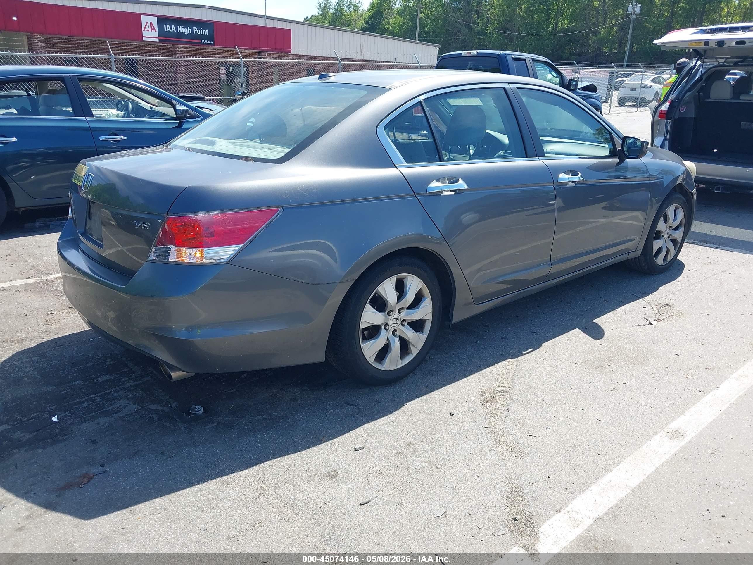 2010 Honda Accord 3.5 Ex-l Gray vin: 1HGCP3F89AA008327
