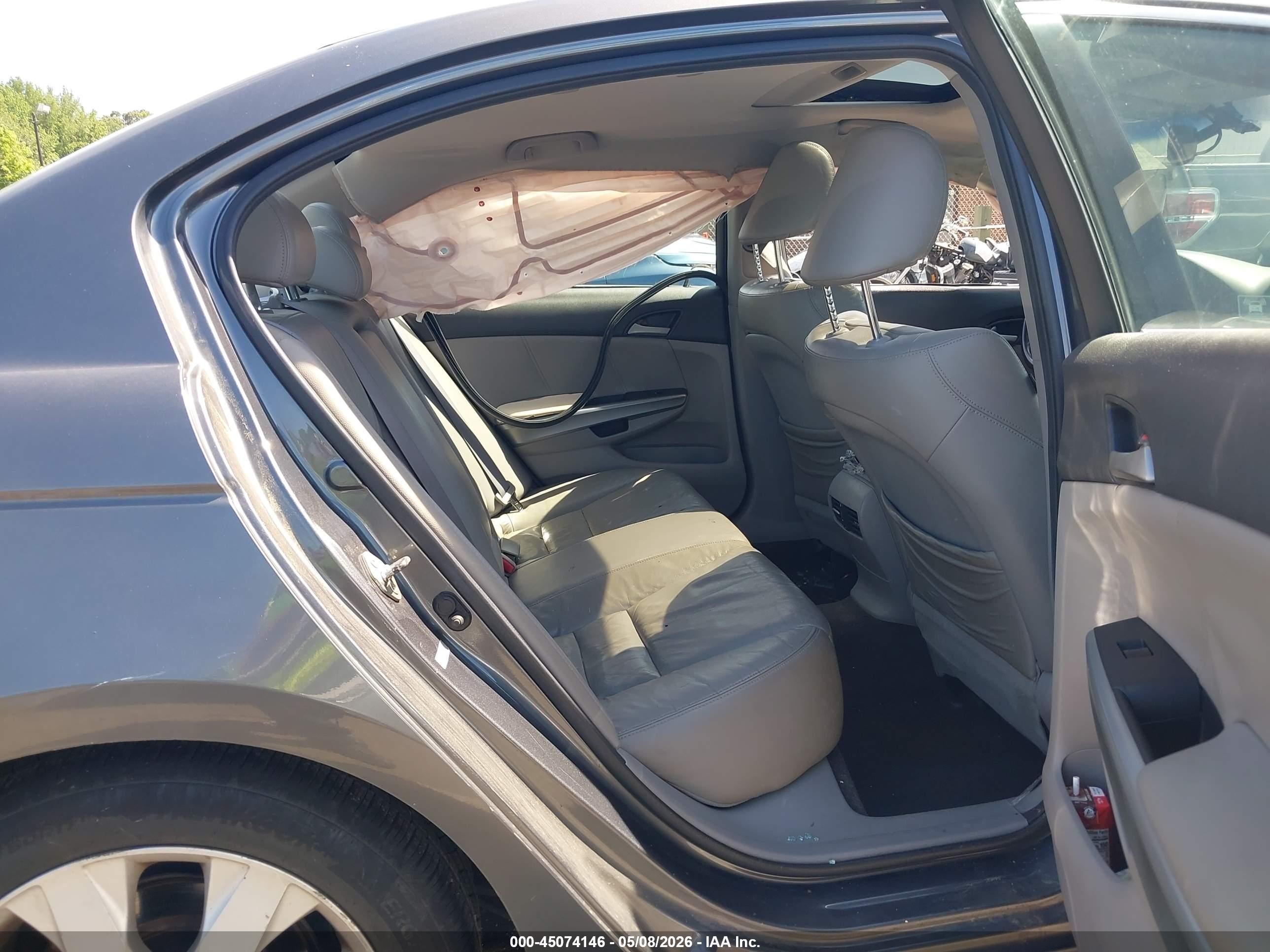 2010 Honda Accord 3.5 Ex-l Gray vin: 1HGCP3F89AA008327