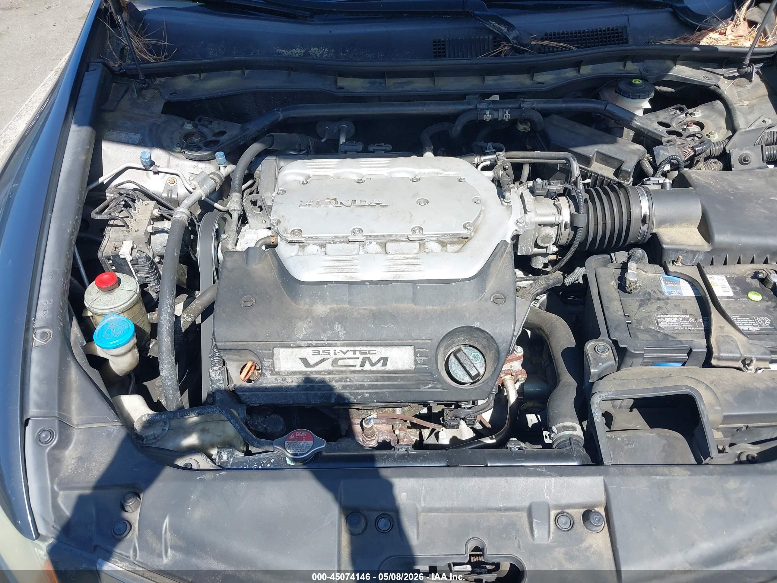 2010 Honda Accord 3.5 Ex-l Gray vin: 1HGCP3F89AA008327