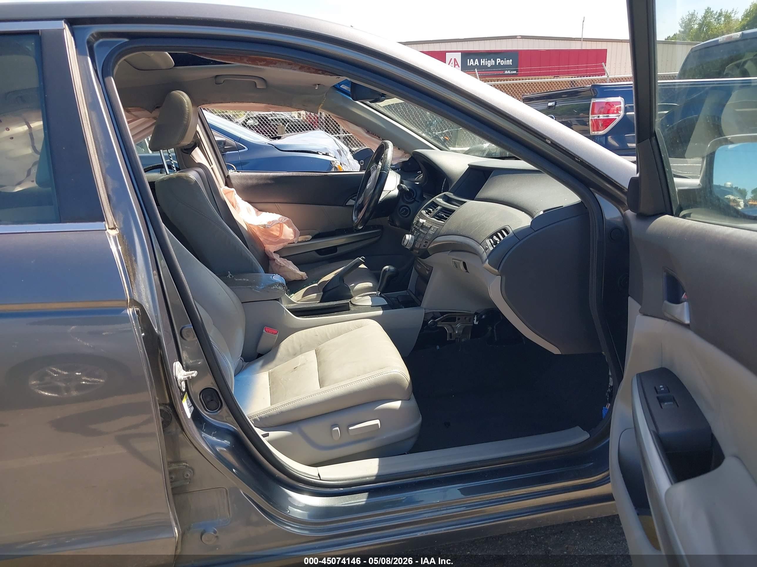 2010 Honda Accord 3.5 Ex-l Gray vin: 1HGCP3F89AA008327
